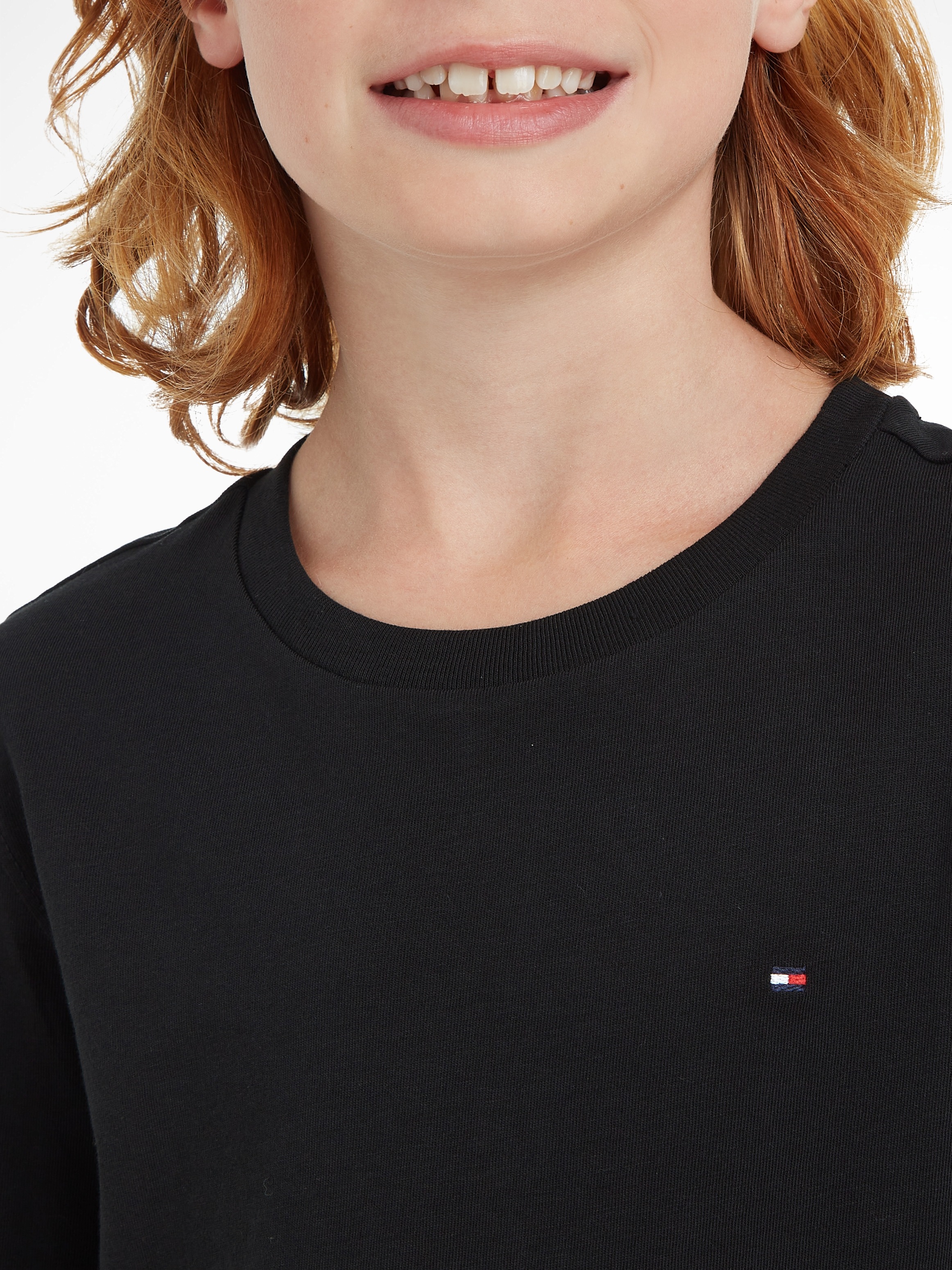 Thumbnail - Tommy Hilfiger Langarmshirt "BOYS BASIC CN KNIT L/S" Kinder Kids Junior MiniMe,für Jungen