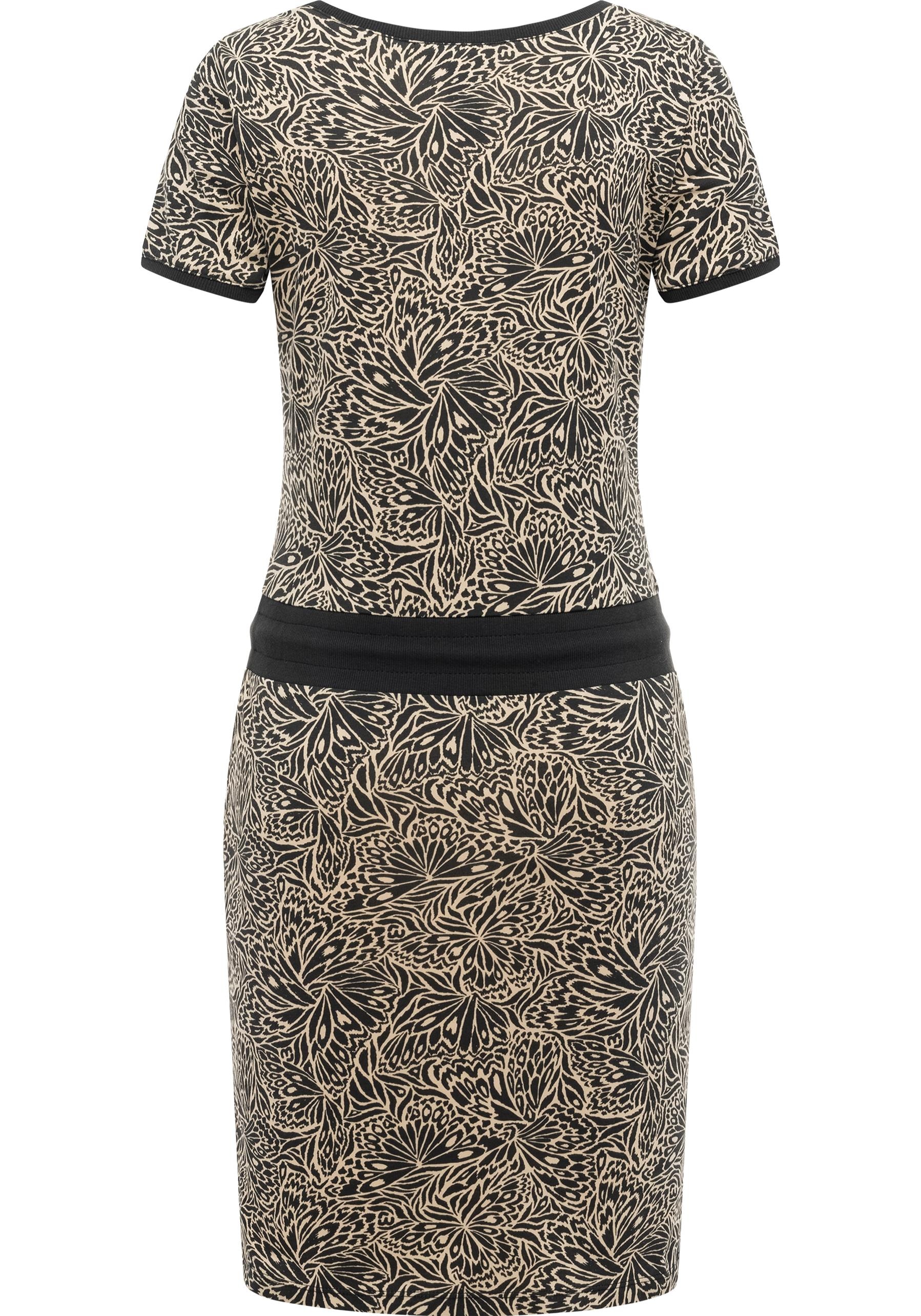 Ragwear Minikleid »Baomi Zoo YOUMODO« Außentaschen | Eingrifftaschen Gemustertes Damen Sommerkleid