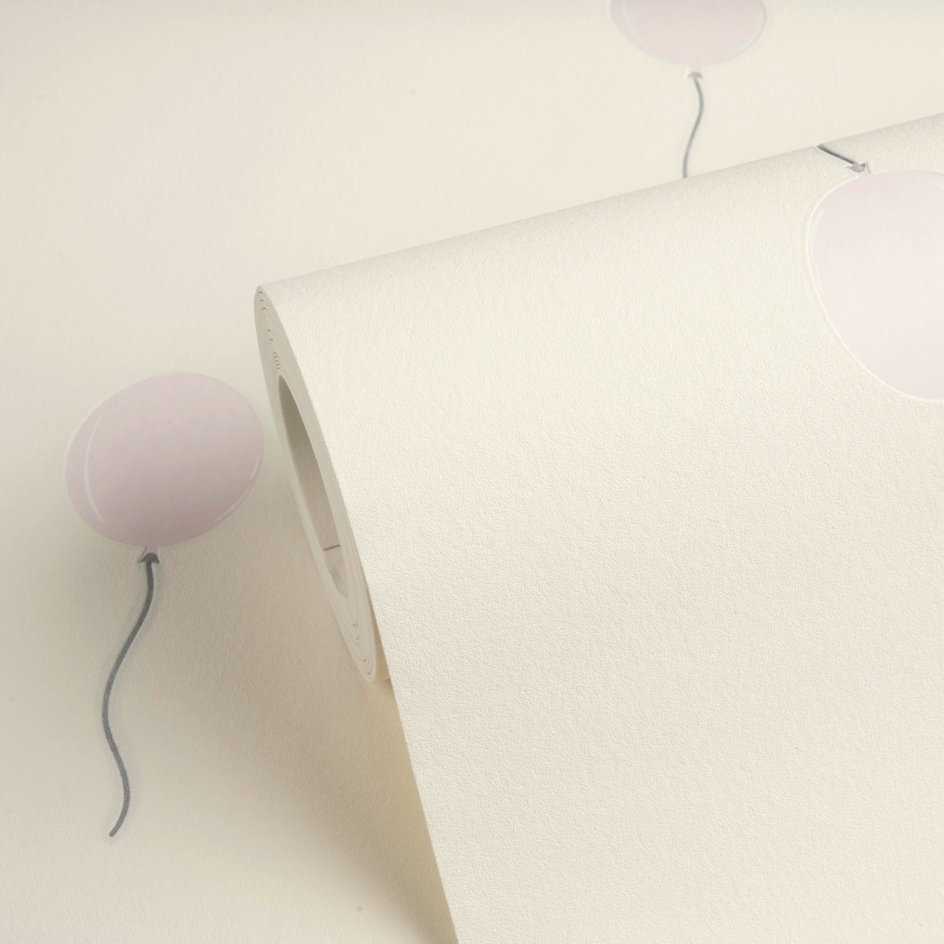 living walls 1100000002199 »Kids Studio Luftballons – Vliestapete für Kinder« Motiv | grafisch | leicht glänzend glatt Luftballonmuster in sanften Farben für das Kinderzimmer