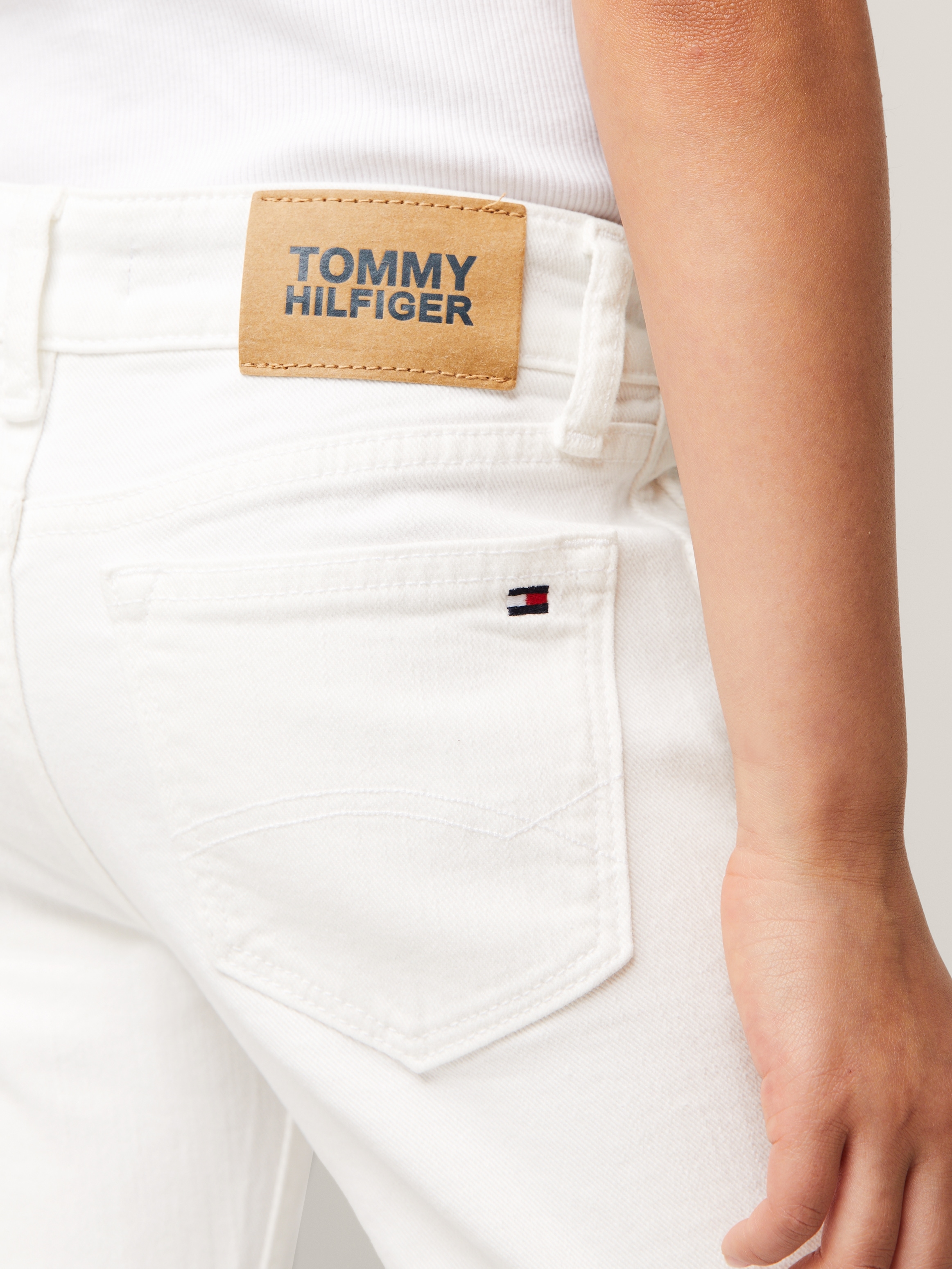 Tommy Hilfiger Slim-fit-Jeans »NORA WHITE«, Kinder bis 16 Jahre