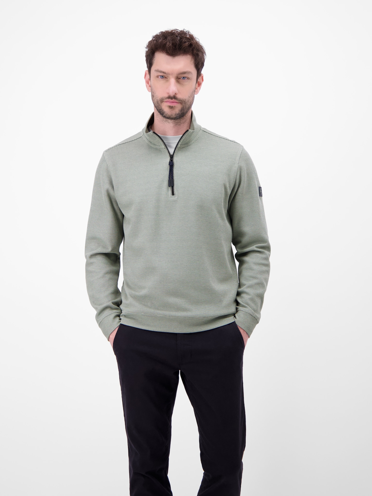 LERROS Sweater "SELA", mit Troyer-Reißverschluss günstig online kaufen