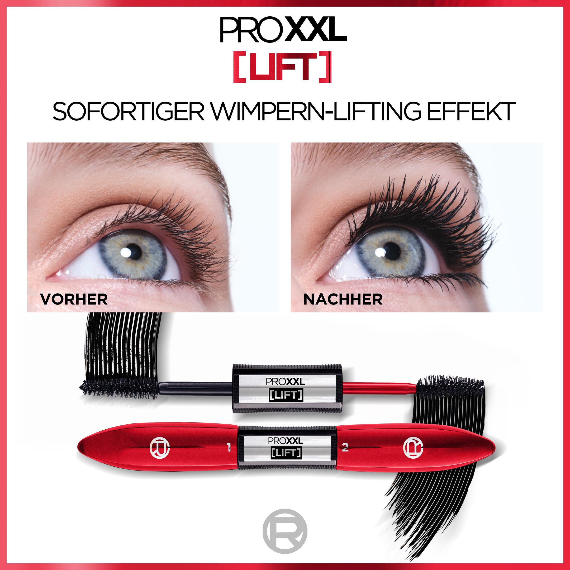 L'ORÉAL PARIS Mascara »ProXXL Lift Mascara schwarz«, mit Pro-Keratin-Formel