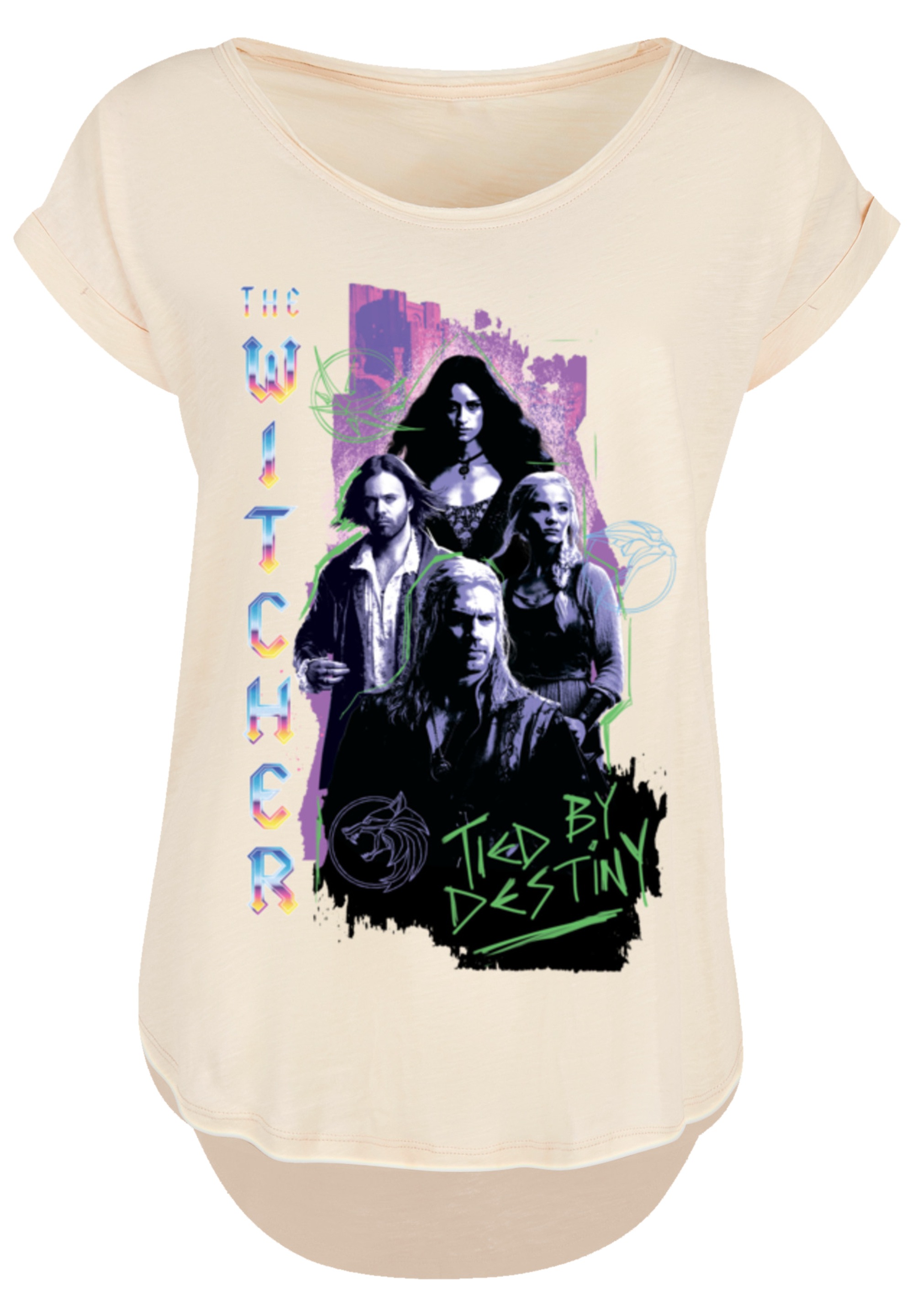 F4NT4STIC T-Shirt »The Witcher Tied By Destiny Netflix TV Series«, Premium Qualität