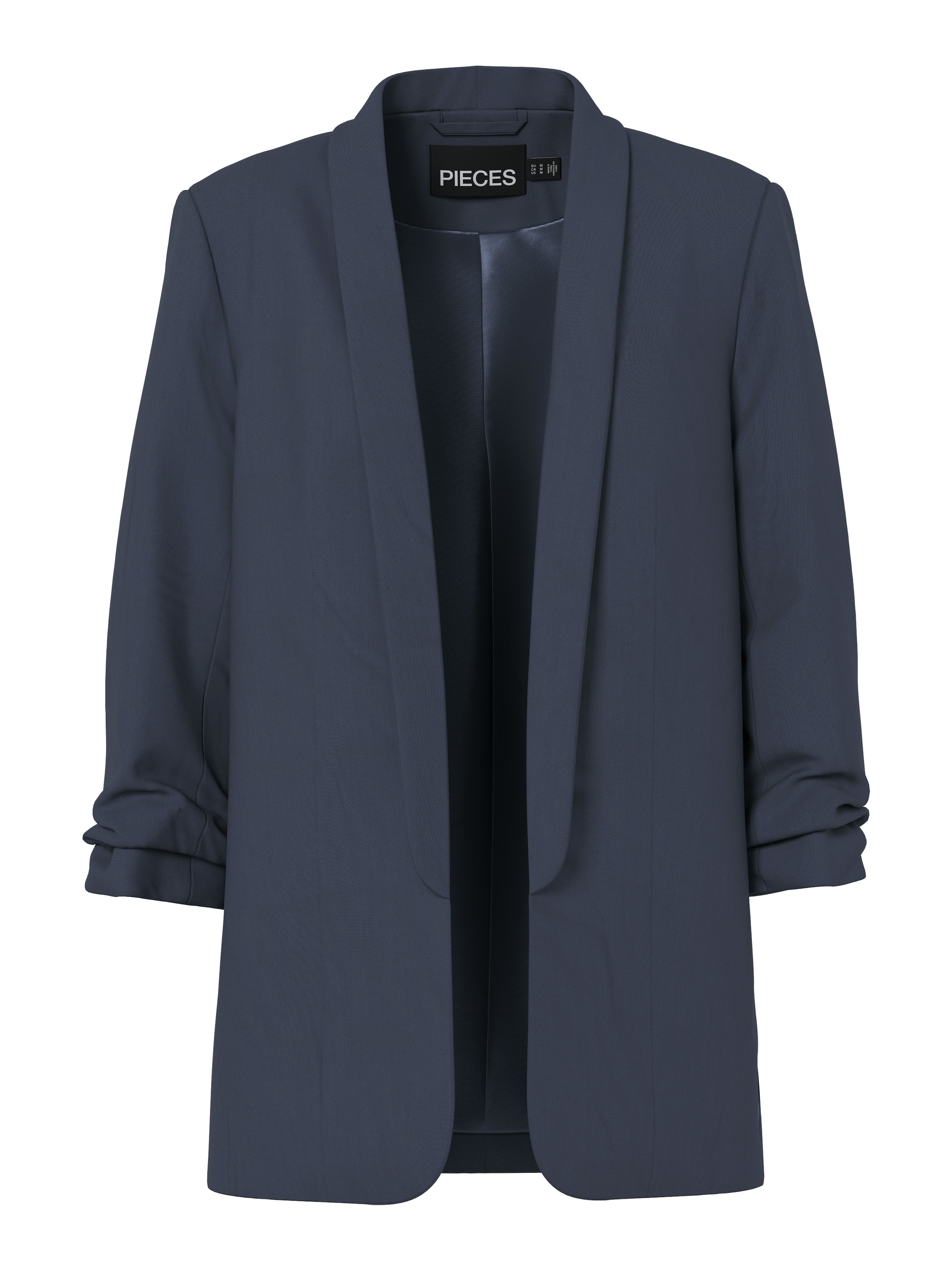 pieces Blusenblazer »PCBOSELLA 3/4 BLAZER NOOS« Materialmix, regular fit