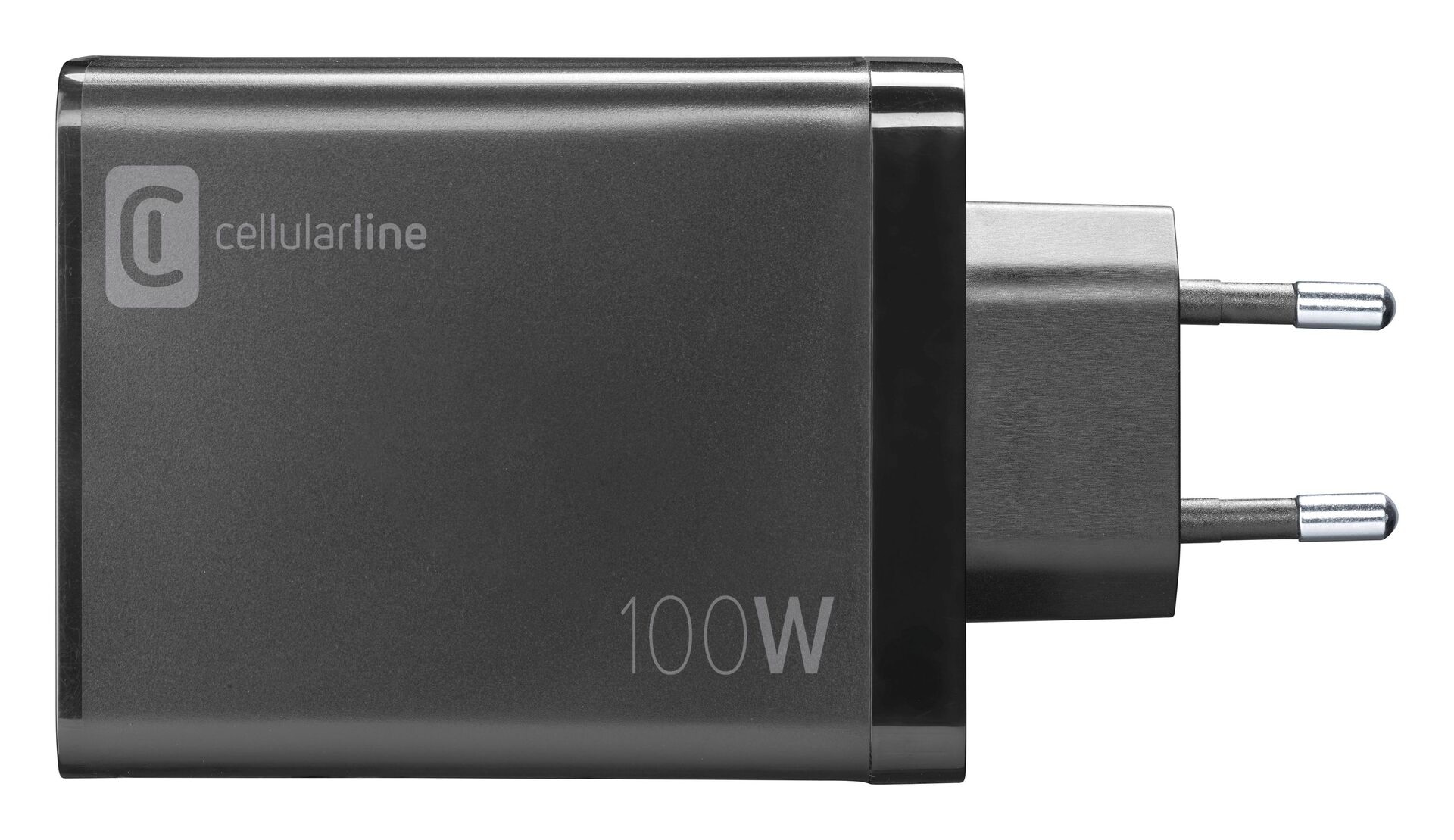 Cellularline USB-Ladegerät »Multipower Nano 100W Reiselader 4 Port GaN«, Apple iPhone, iPad, MacBook, Samsung Galaxy Tab, S23 S24, Google Pixel