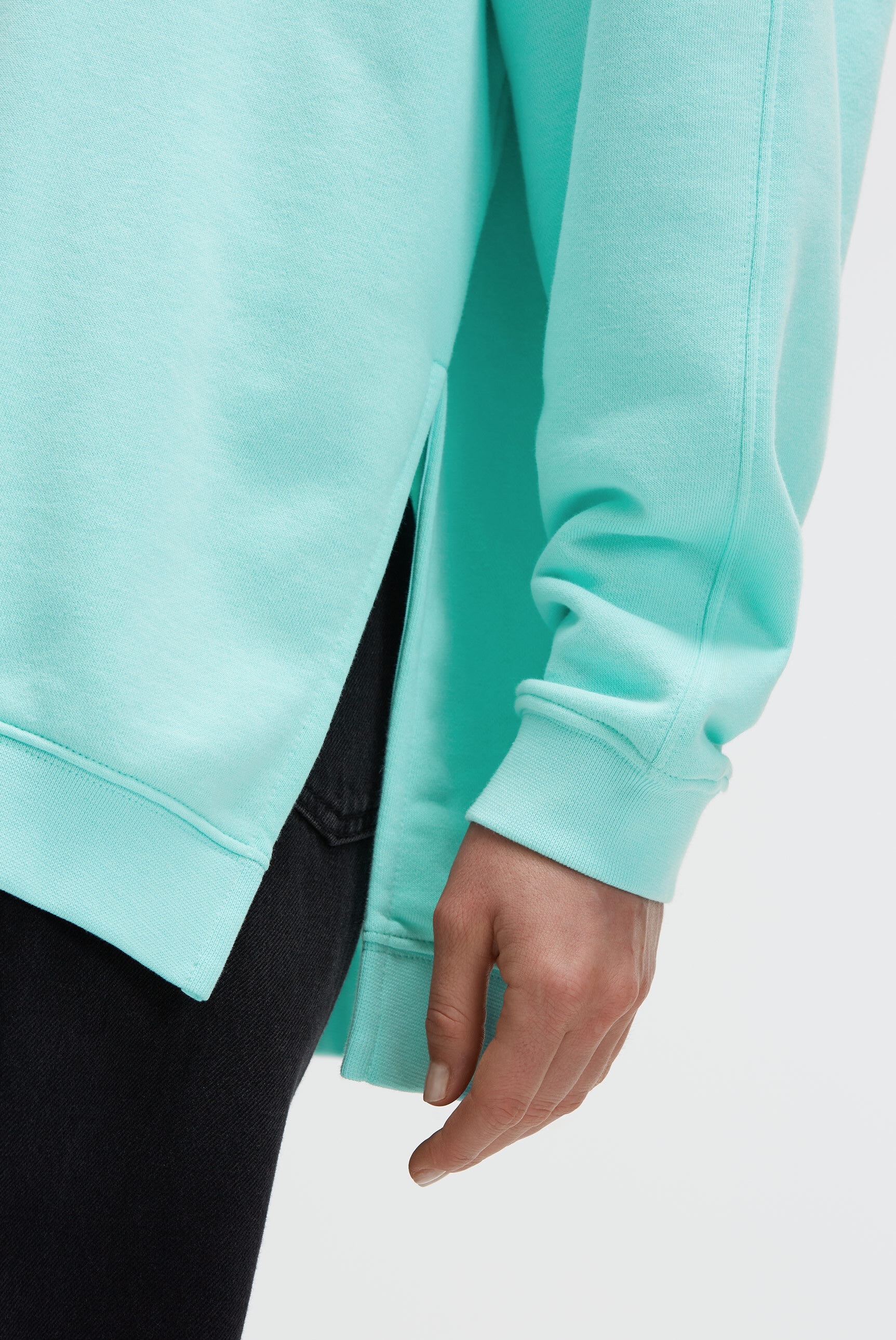 SENSES.THE LABEL Sweater , mit Seitenschlitze
