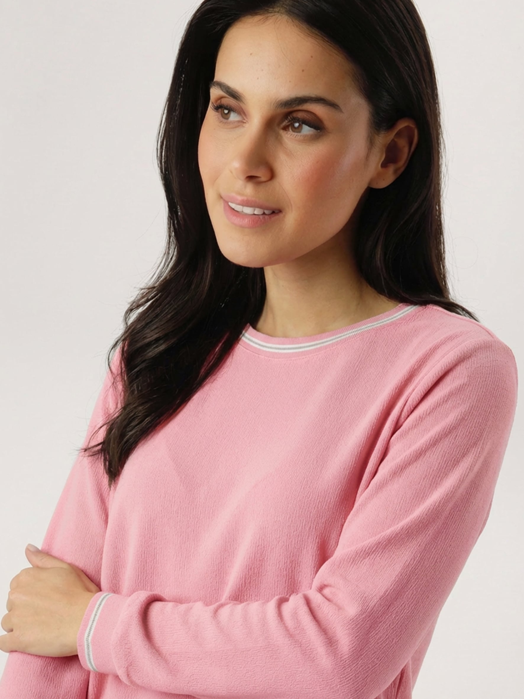 Aniston SELECTED Shirtbluse mit sportiven Bündchen