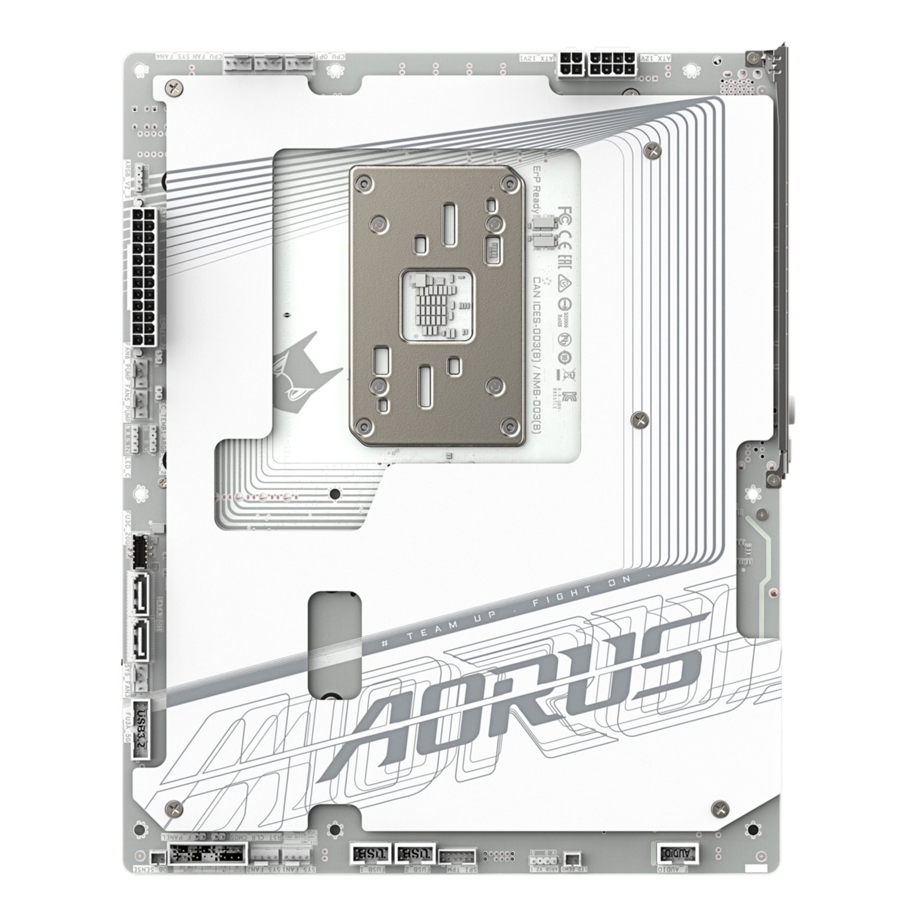 Gigabyte Mainboard »B850 AORUS STEALTH ICE Mainboard – Unterstützt AMD Ryzen 9000 Serie CP«