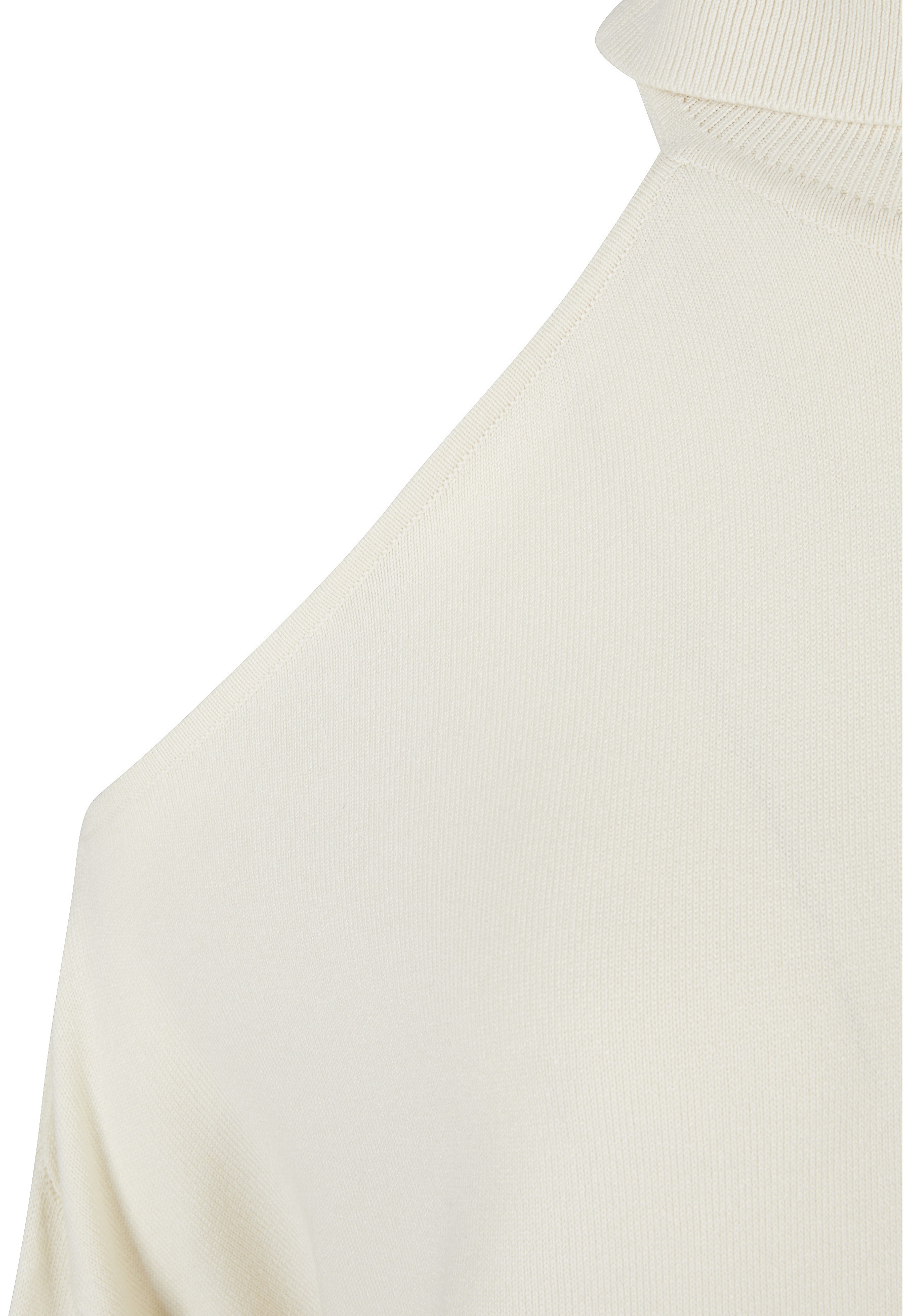 URBAN CLASSICS Fleecepullover »Urban Classics Damen Ladies Cold Shoulder Turtelneck Sweater«, 1 Stk.
