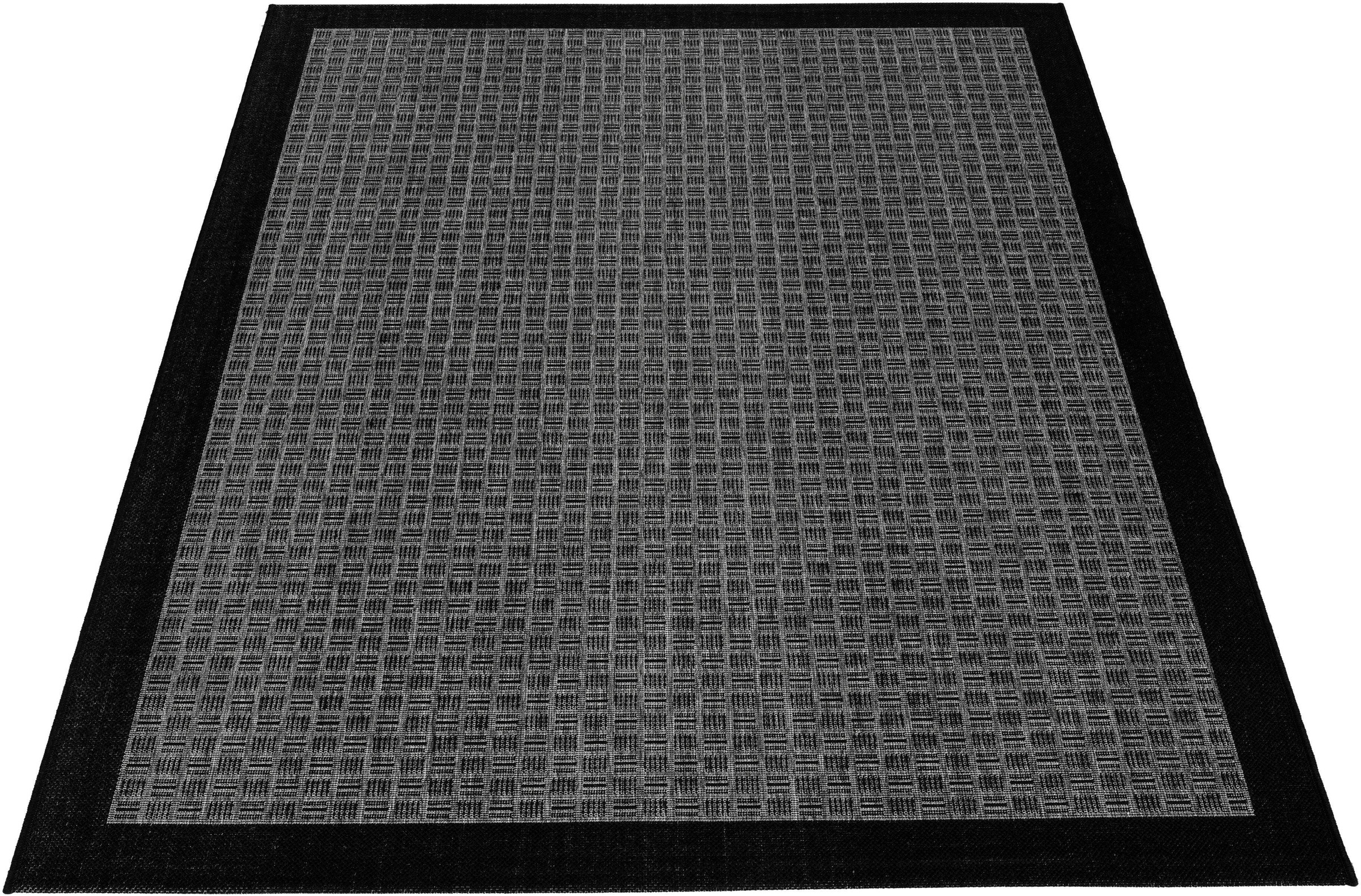 Teppich MY HOME "Vidal" Gr. 2, silber (silberfarben), B:80cm H:5mm L:150cm, Kunstfaser, Teppiche, Teppich, In- und Outdoor geeignet, Wohnzimmer 3