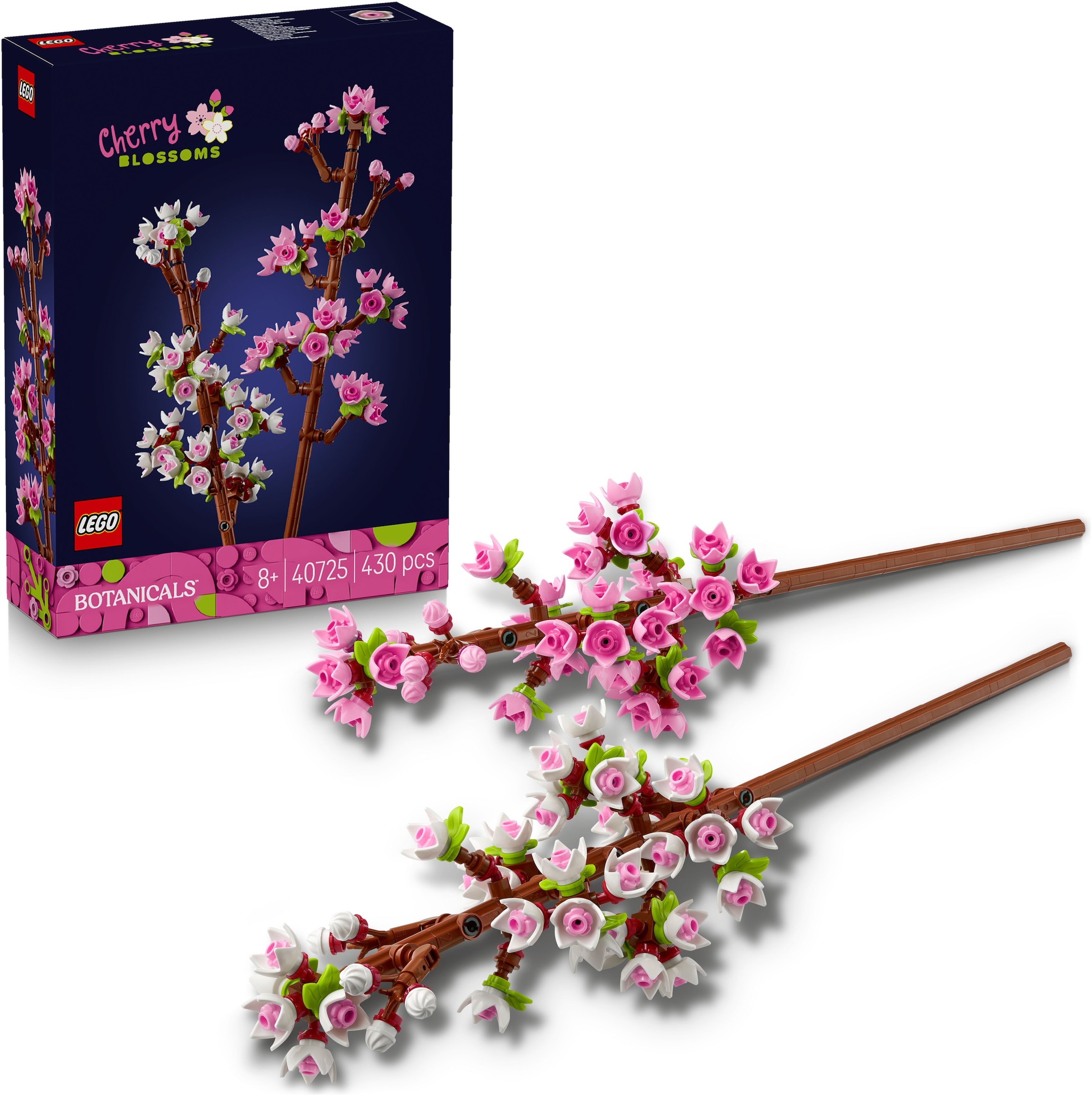 LEGO® Konstruktionsspielsteine »Kirschblüten (40725), Lego Botanicals«