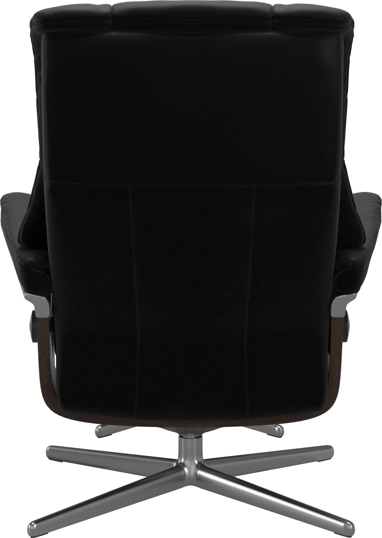 Thumbnail - Stressless "Mayfair" Set, Relaxsessel mit Hocker, mit Hocker, mit Cross Base, Größe S, M & L, Holzakzent Wenge