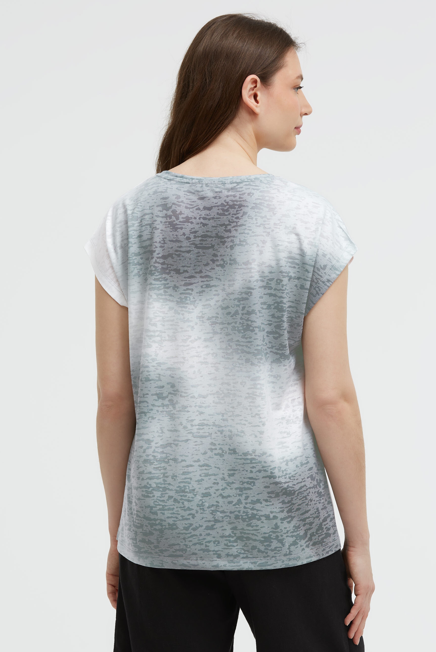 SOCCX Rundhalsshirt mit Farbverlauf