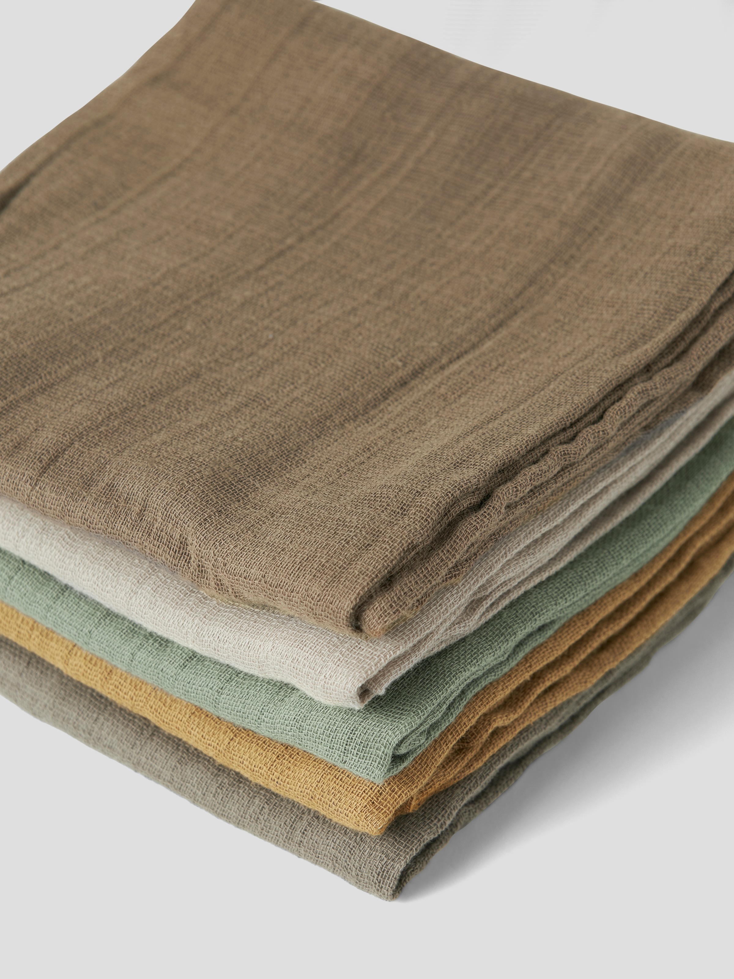 Name It Multifunktionstuch »NBNOHAPPY 5P NAPPIES LNOOS« 5 Stk. Baumwolle, Spucktuch