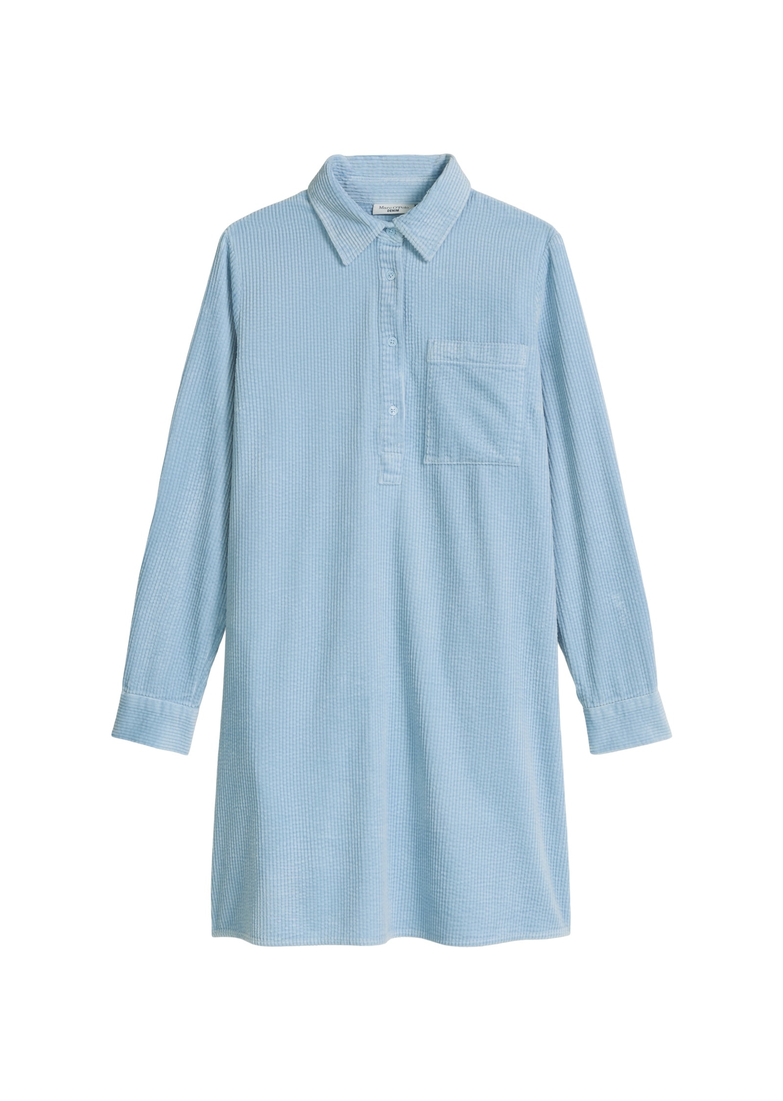 Marc O'Polo DENIM Hemdblusenkleid »mit lässiger Bubble-Struktur«