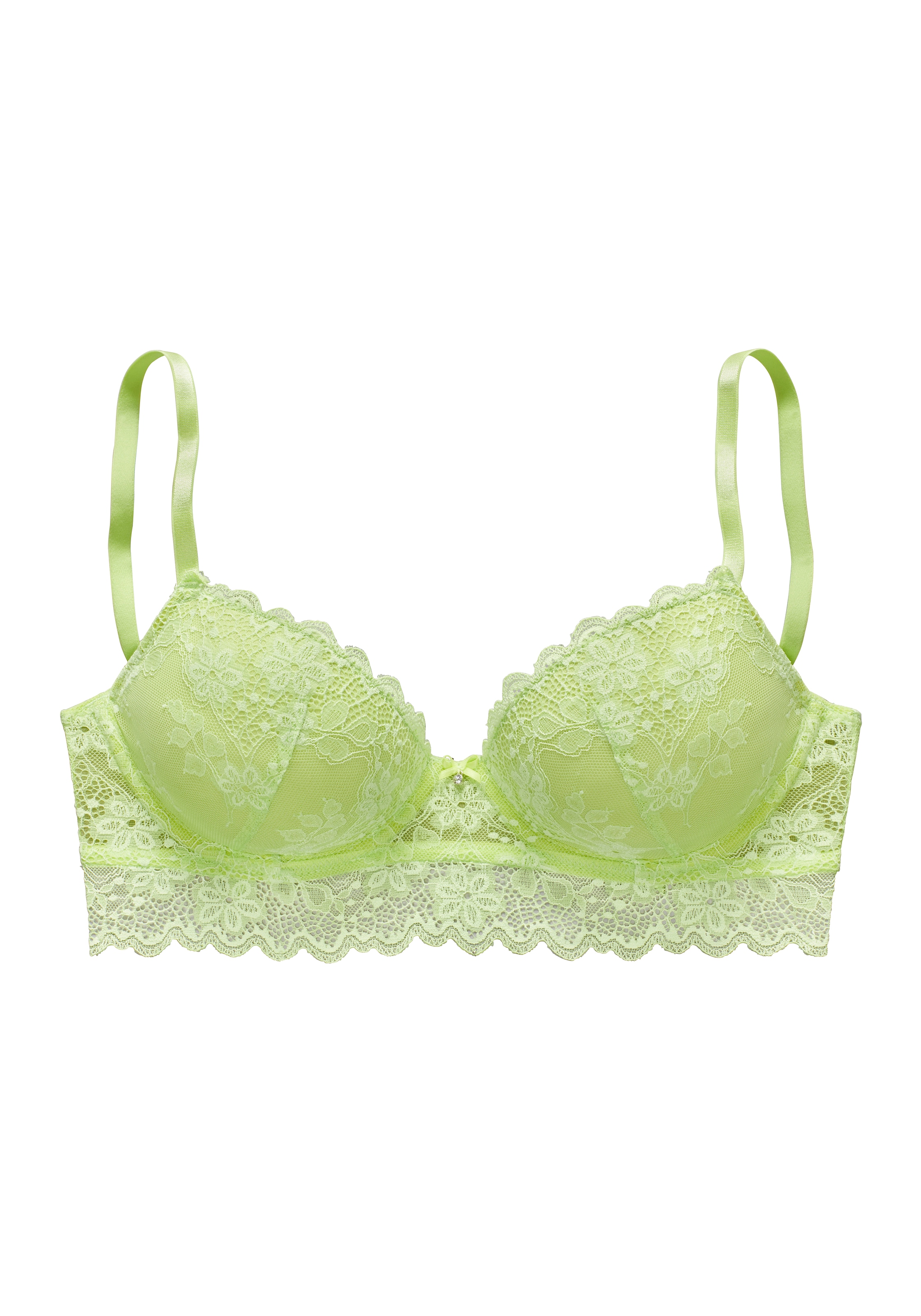Vivance Push-up-BH, aus Jacquardspitze in leichter Longform, sexy Dessous