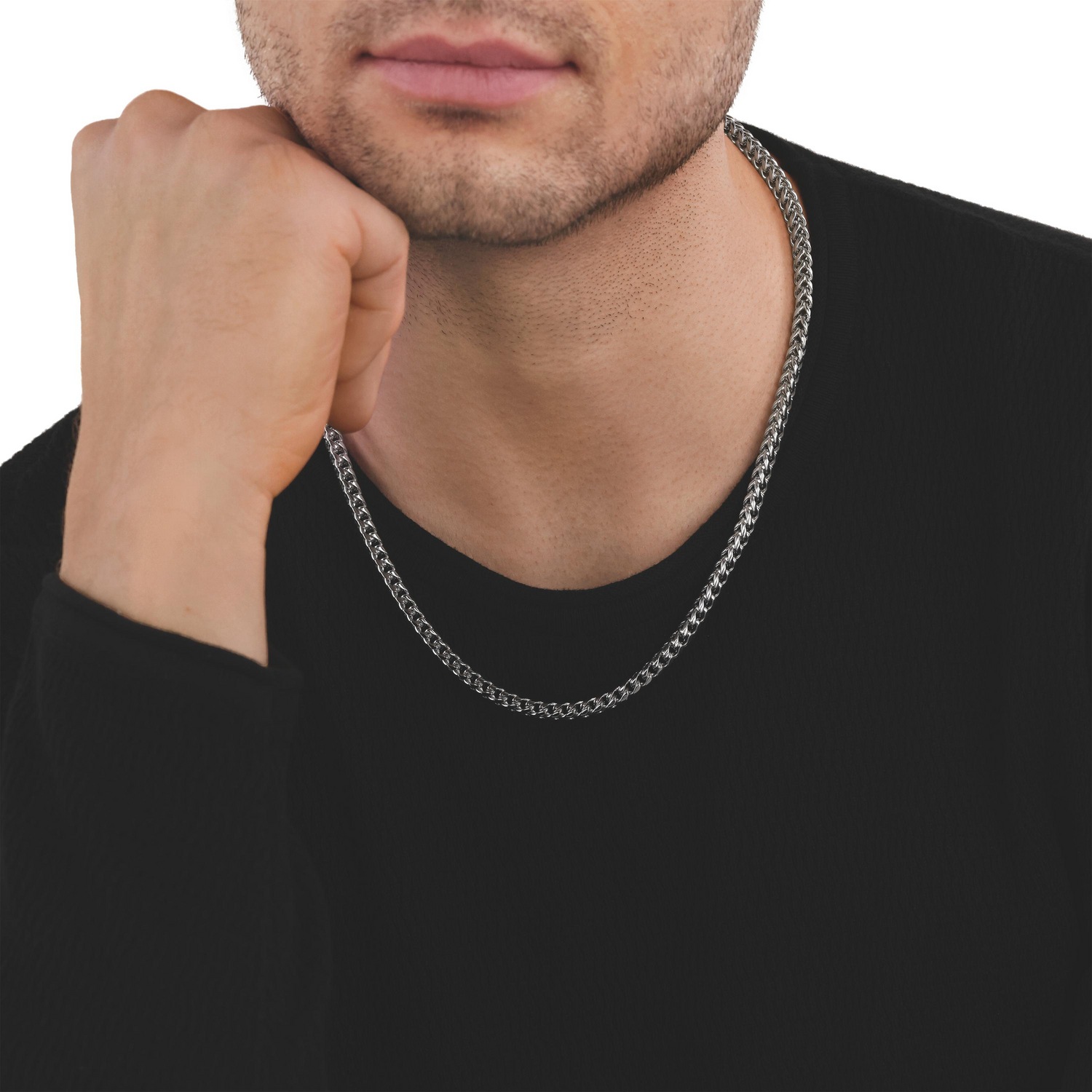 TOM TAILOR Kette ohne Anhänger »Schmuck Geschenk Edelstahl Fuchsschwanzkettenglieder«
