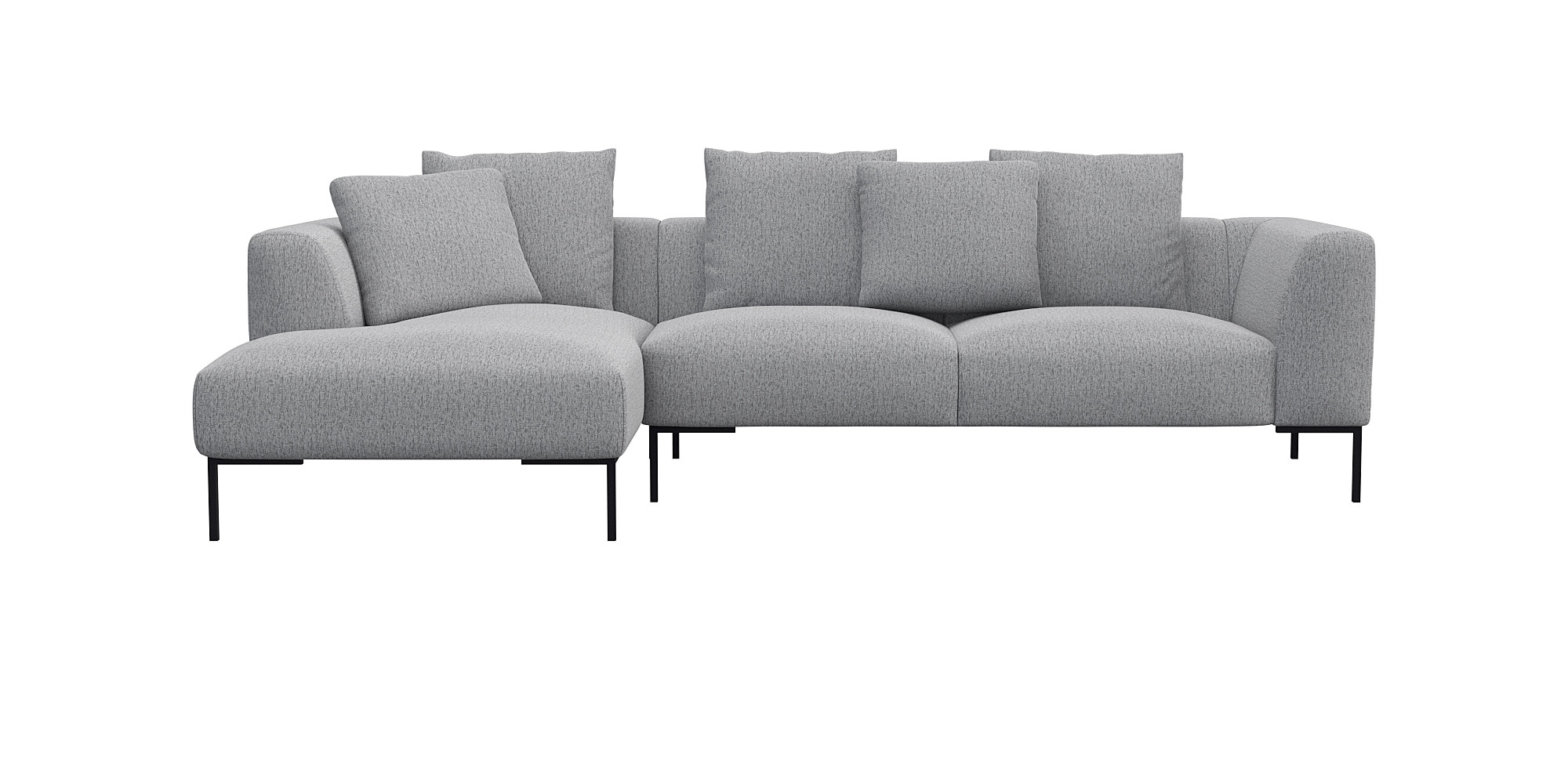 FLEXLUX Ecksofa "Sava Designsofa, bequem und komfortabel, L-Form", Taschenf günstig online kaufen