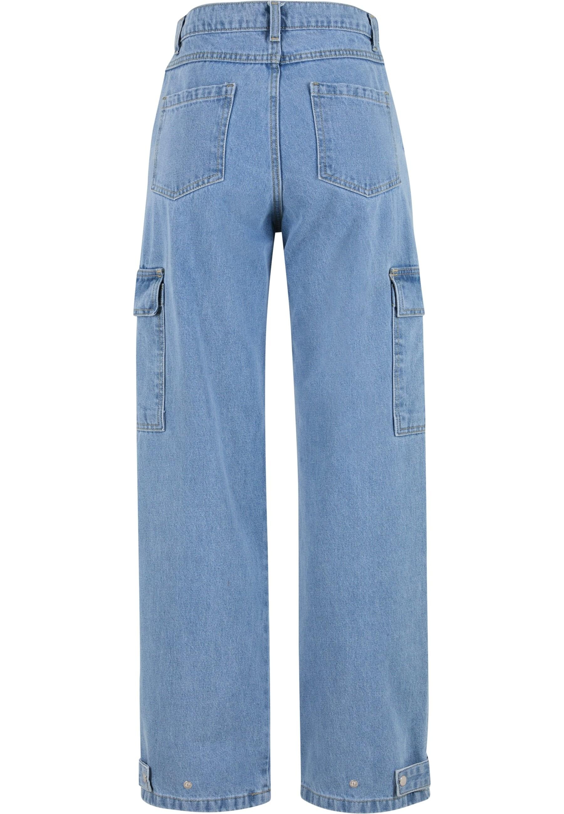 DEF Stoffhose "DEF Damen DEF Cargo Pants Denim" günstig online kaufen