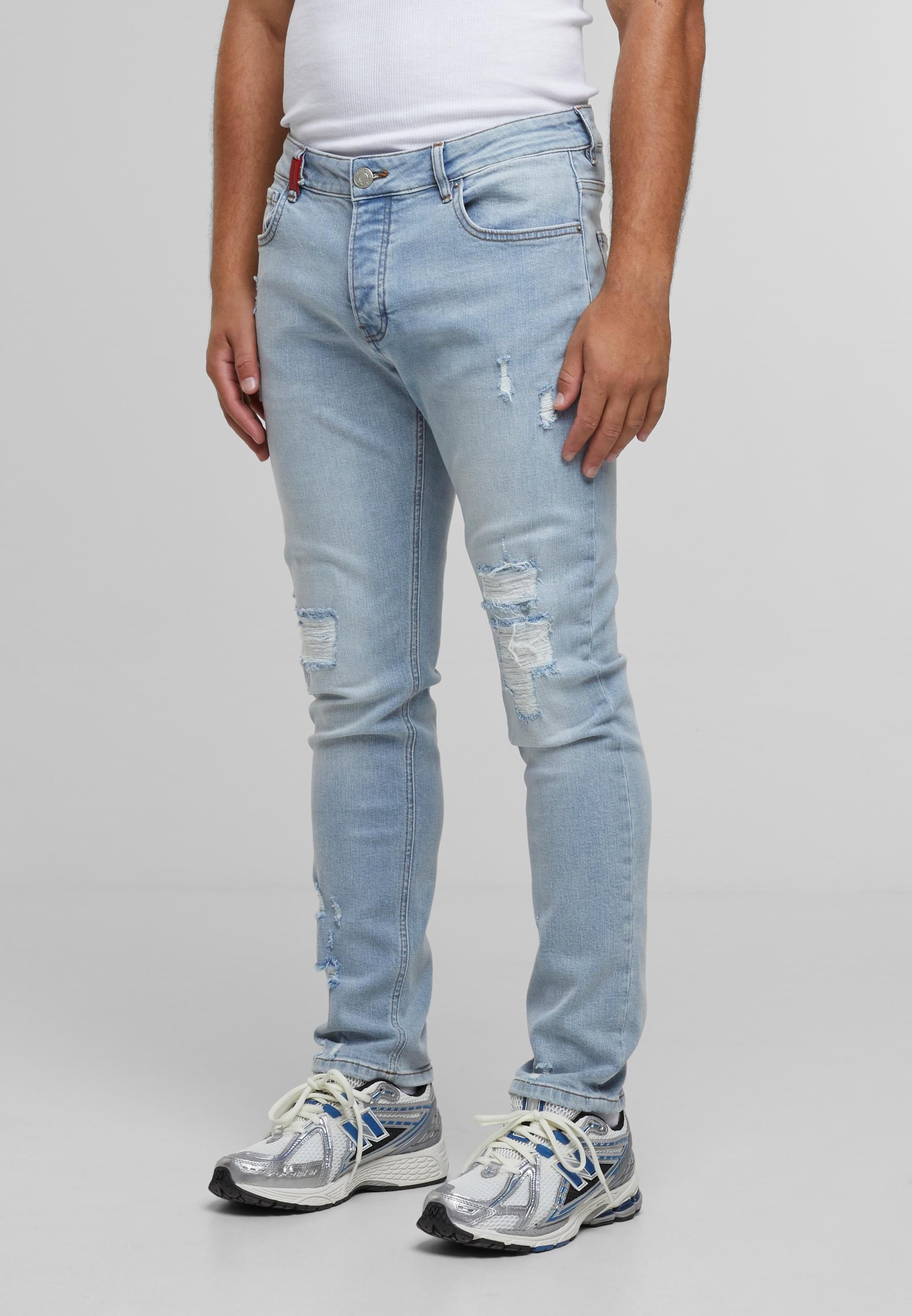 2Y Studios Bequeme Jeans »2Y Studios 2Y MIGUEL RIPPED SLIM FIT JEANS«