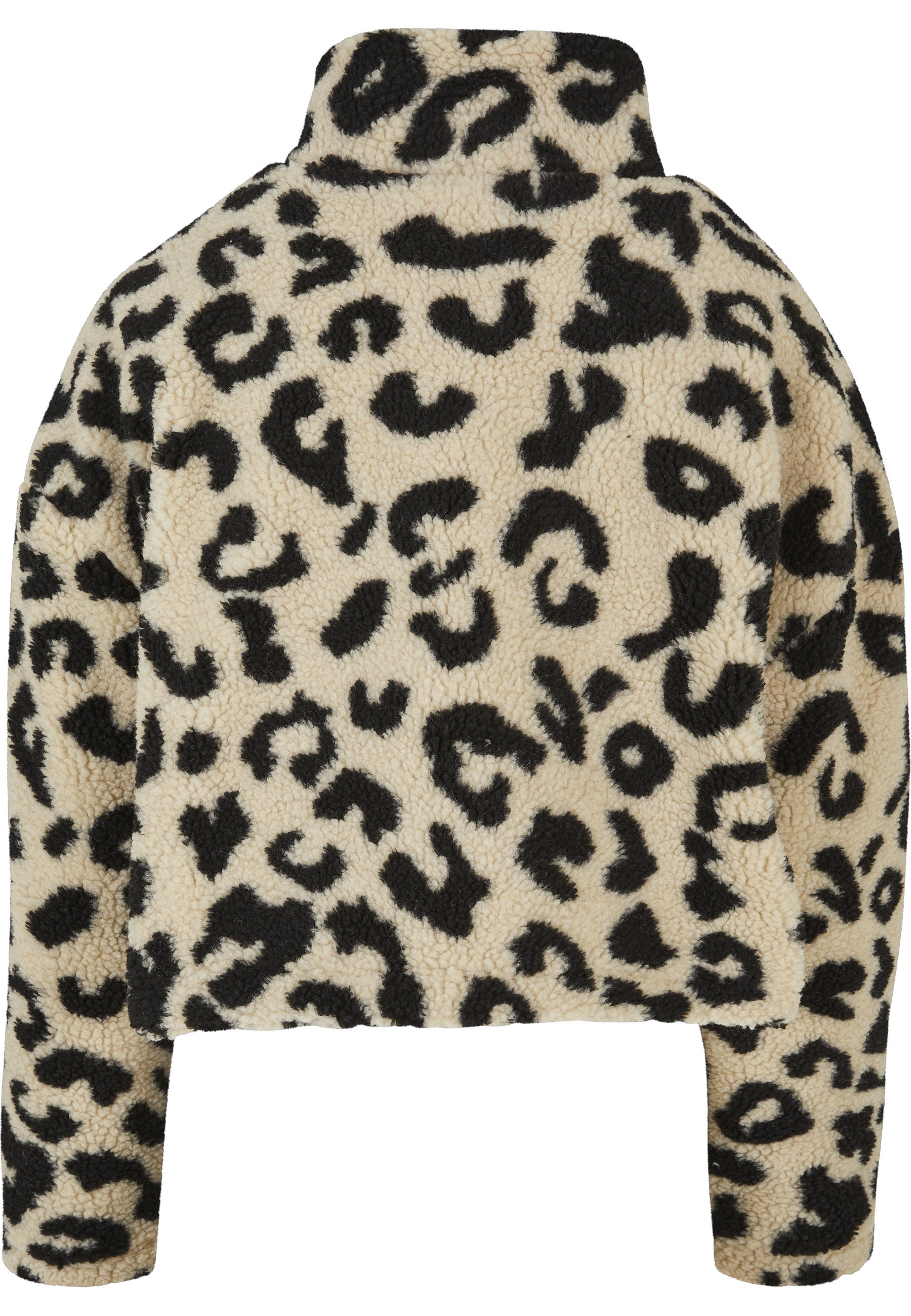 URBAN CLASSICS Sweatjacke "Urban Classics Damen Ladies Short AOP Sherpa Tro günstig online kaufen