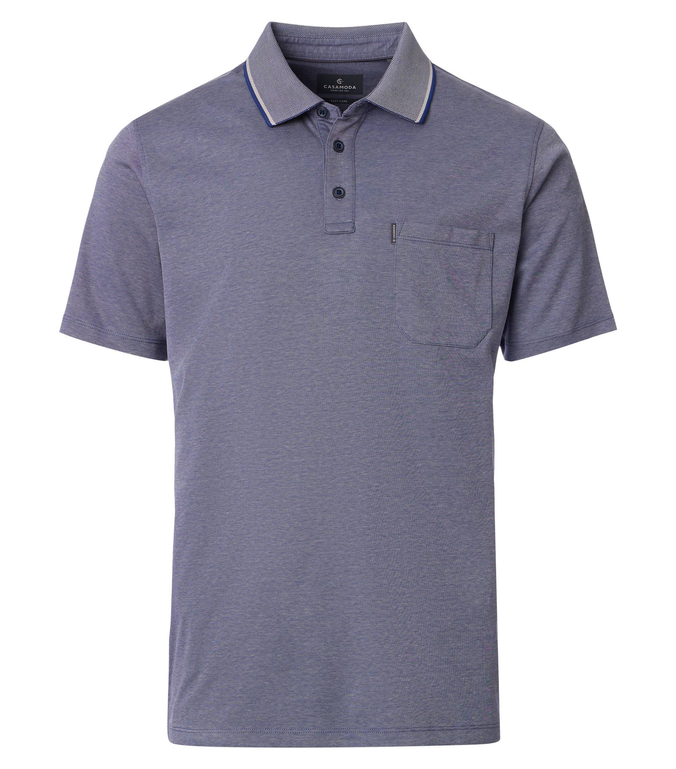 CASAMODA "CASAMODA Polo-Shirt uni" günstig online kaufen