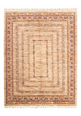 Orientteppich »Mir - Indus - 90 x 60 cm - beige«, rechteckig, Wohnzimmer,...