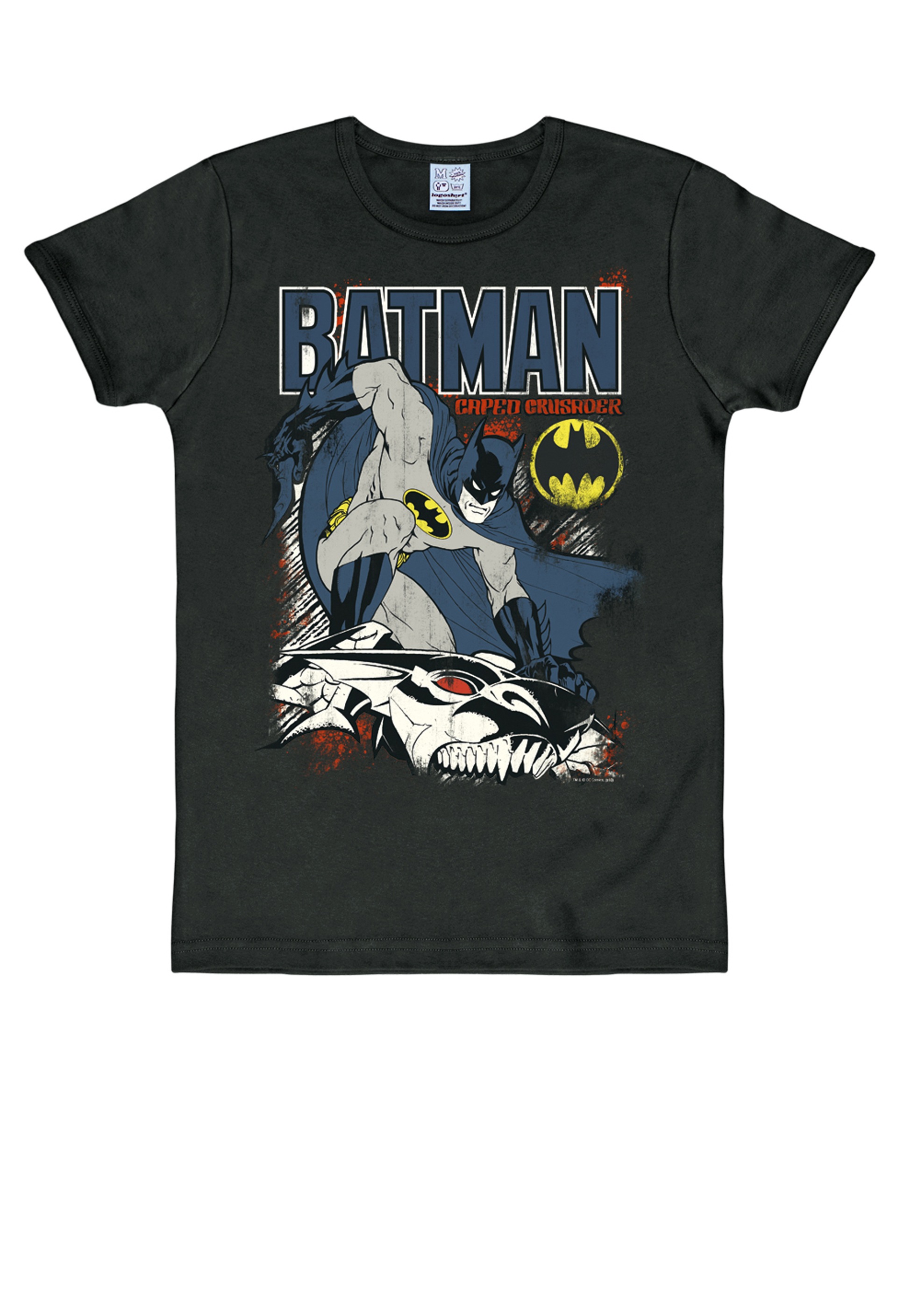 LOGOSHIRT T-Shirt für | ▷ lässigem mit Retro-Print »Batman«, BAUR