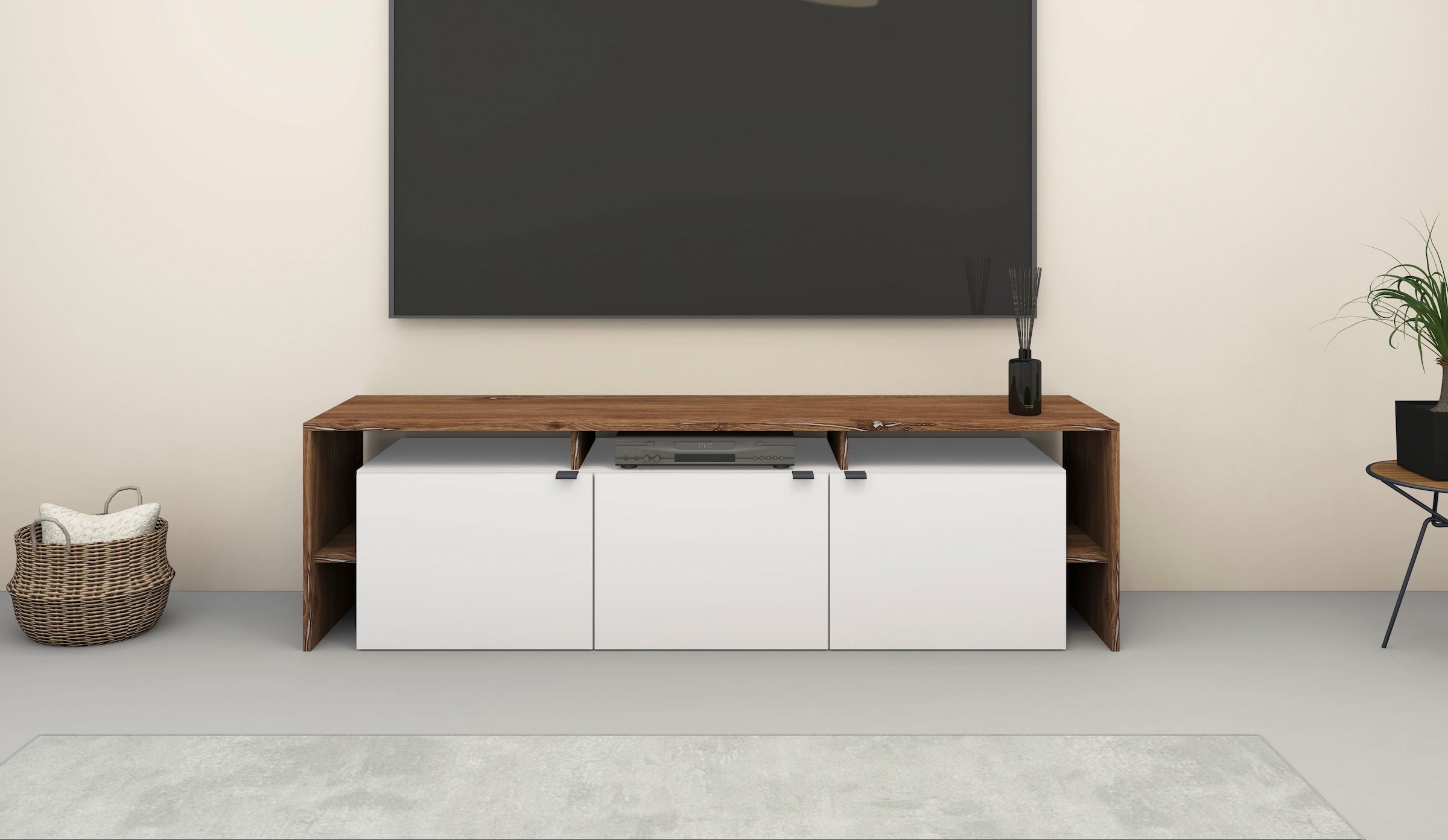 borchardt Möbel TV-Schrank »Sophia«, Breite 159 cm, mit Überbau bestellen |  BAUR