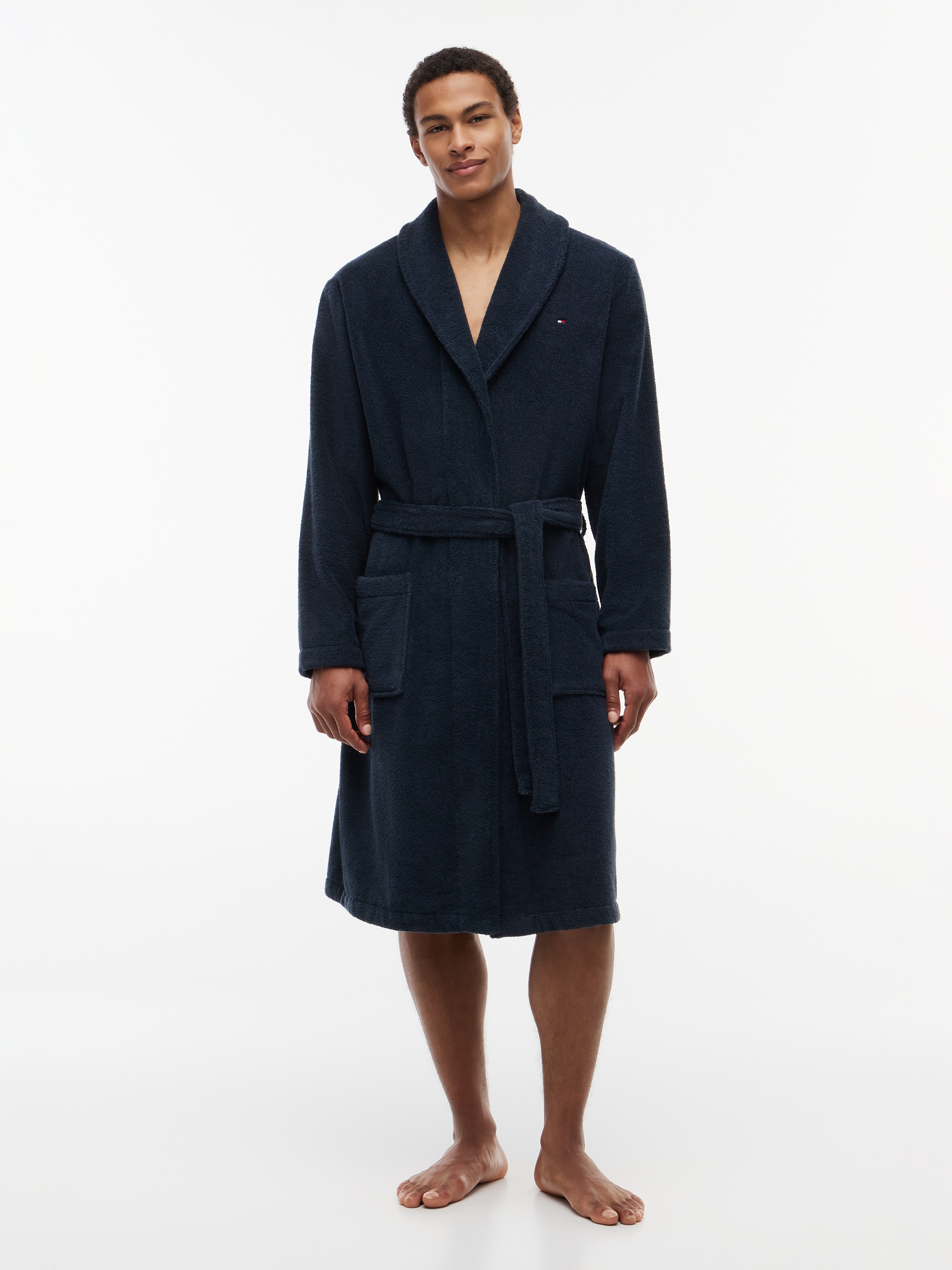 Tommy Hilfiger Underwear Bademantel Set, 2 Stk. mit aufgesetzten Taschen