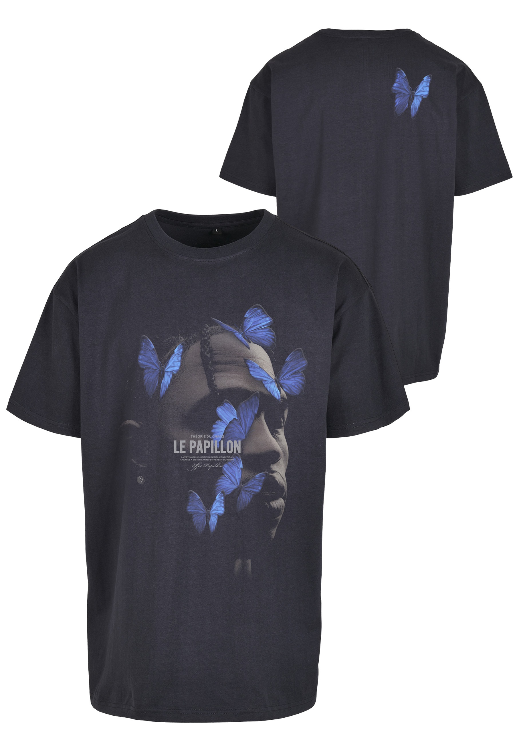 Upscale by Mister Tee Kurzarmshirt "Upscale by Mister Tee Herren Le Papillon Oversize Tee" 1 Stk.