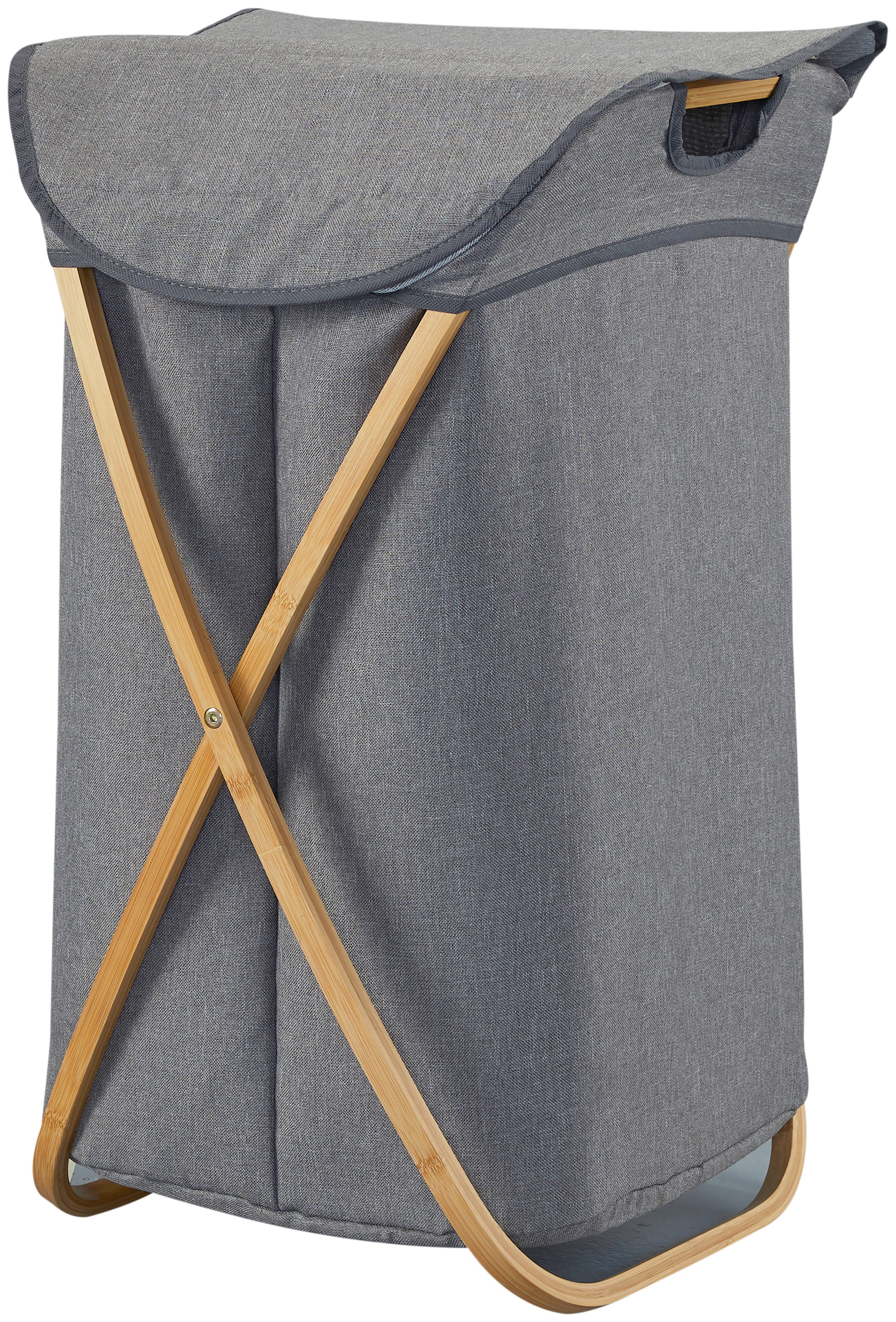 welltime Wäschekorb Wäschesammler, aus Wäschesack Bambus, Breite 40 »Costa cm, Stoff BAUR | Rica«