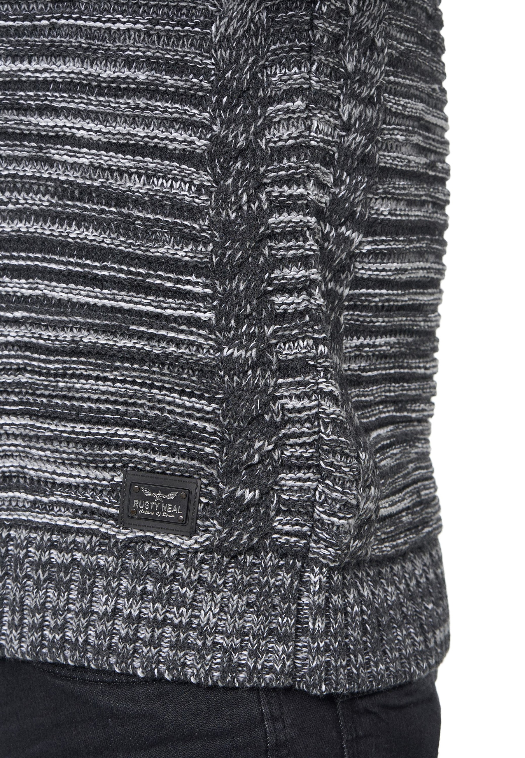 Rusty Neal Kapuzensweatshirt, mit modischer Knopfleiste bestellen ▷ | BAUR