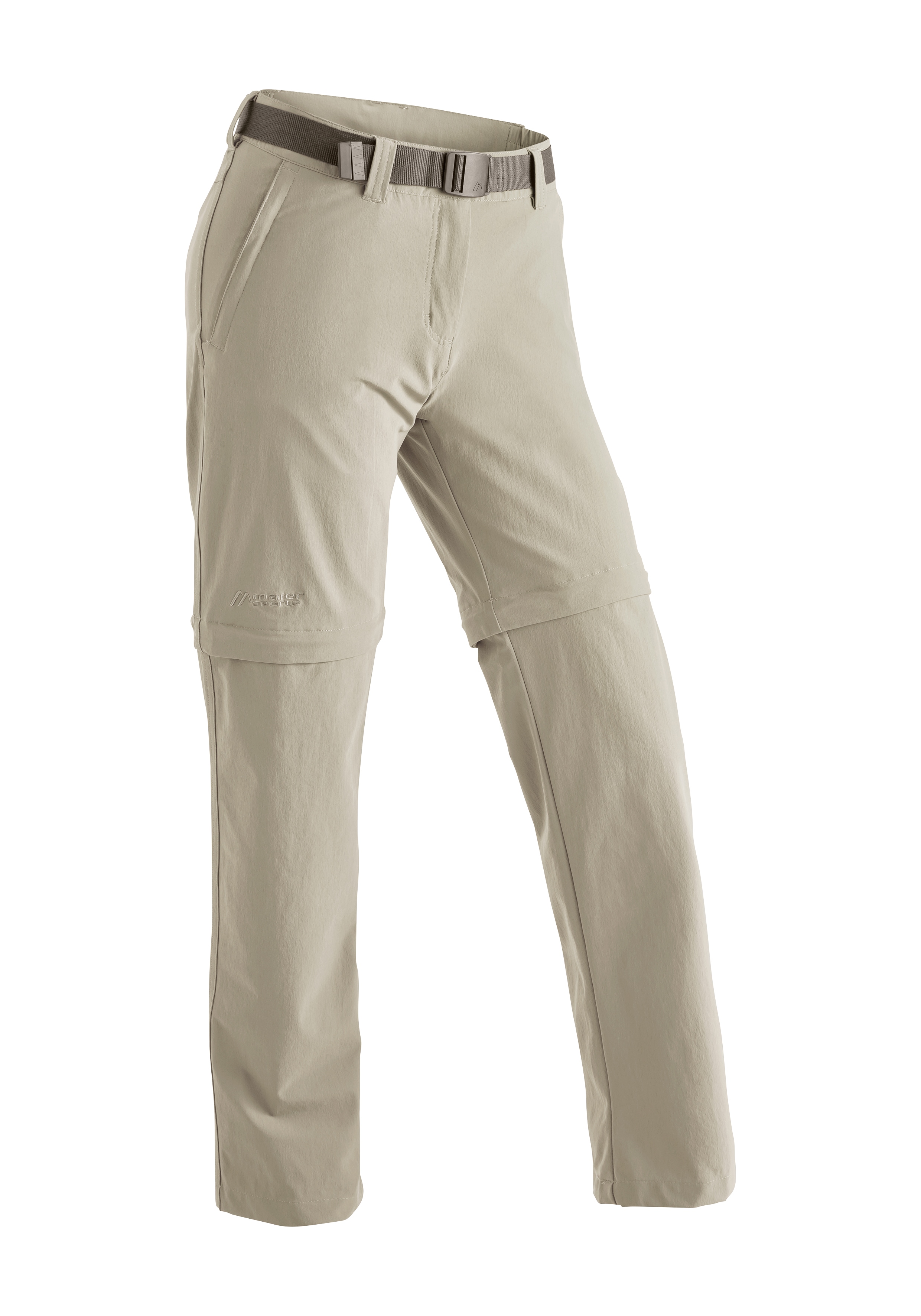 Maier Sports "Nata 2" Damen Zip-Off Wanderhose, atmungsaktive Trekkinghose, Regular Fit