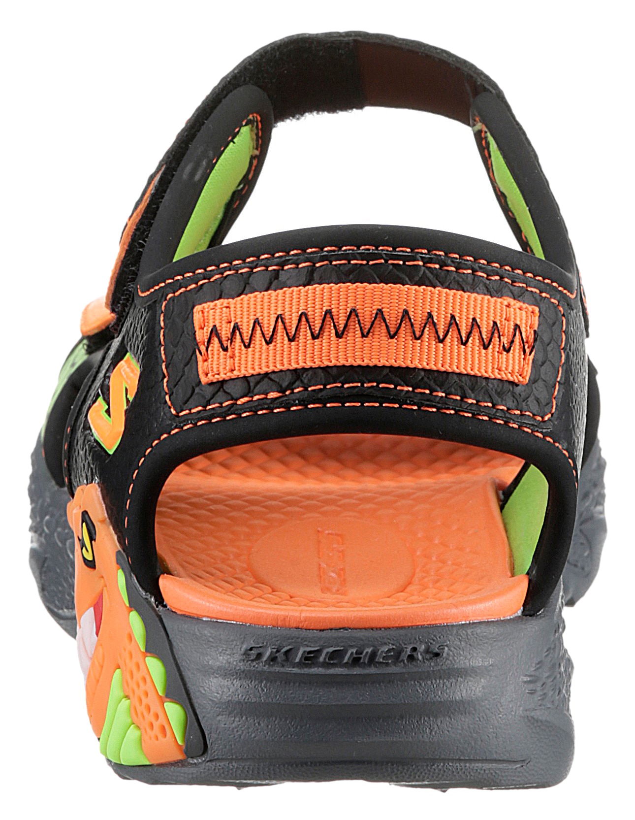 Skechers Kids Sandale »CREATURE-SPLASH«, Sommerschuh, Klettschuh, Sandalette, mit Blinkfunktion