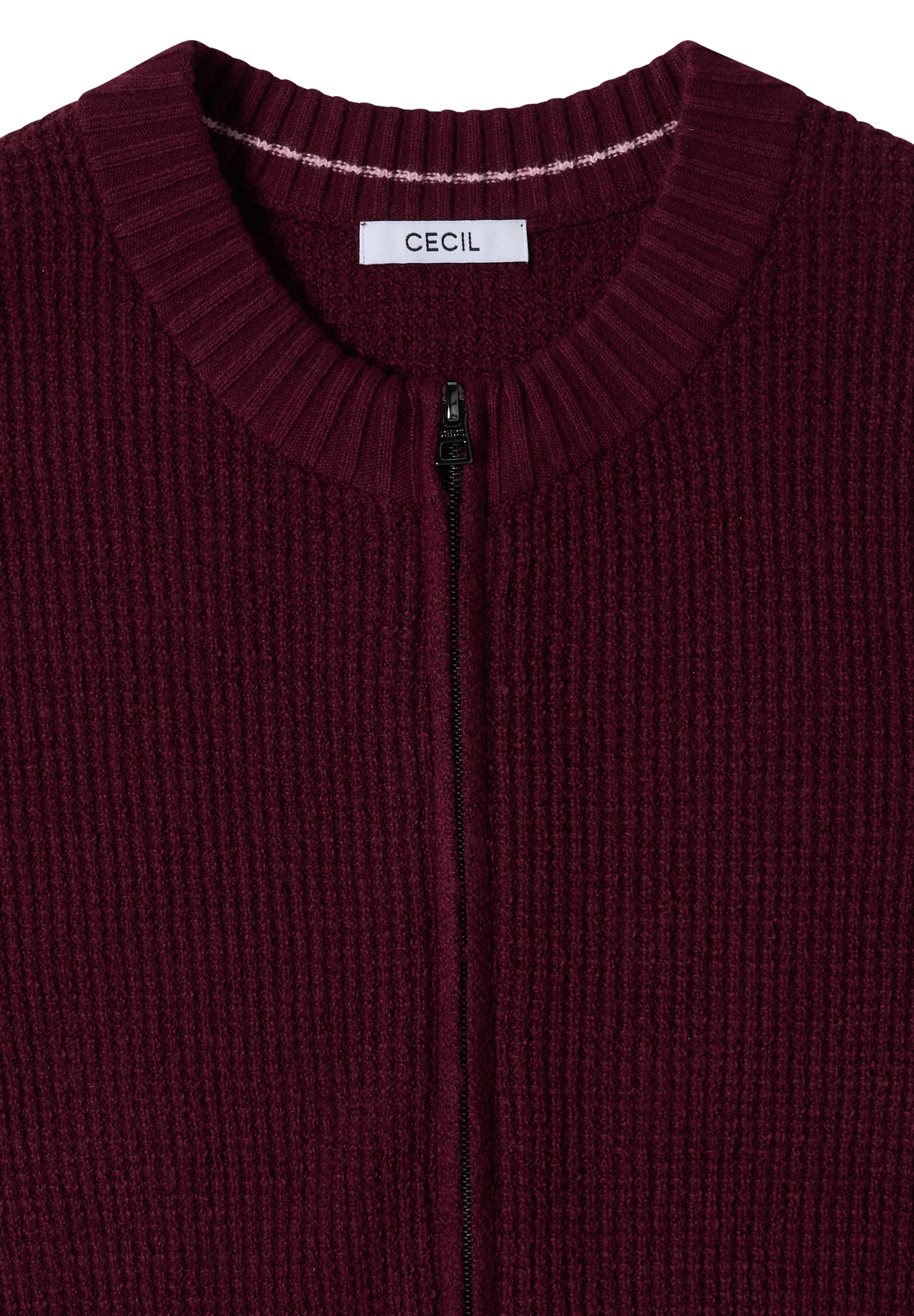 Cecil Cardigan aus softem Materialmix