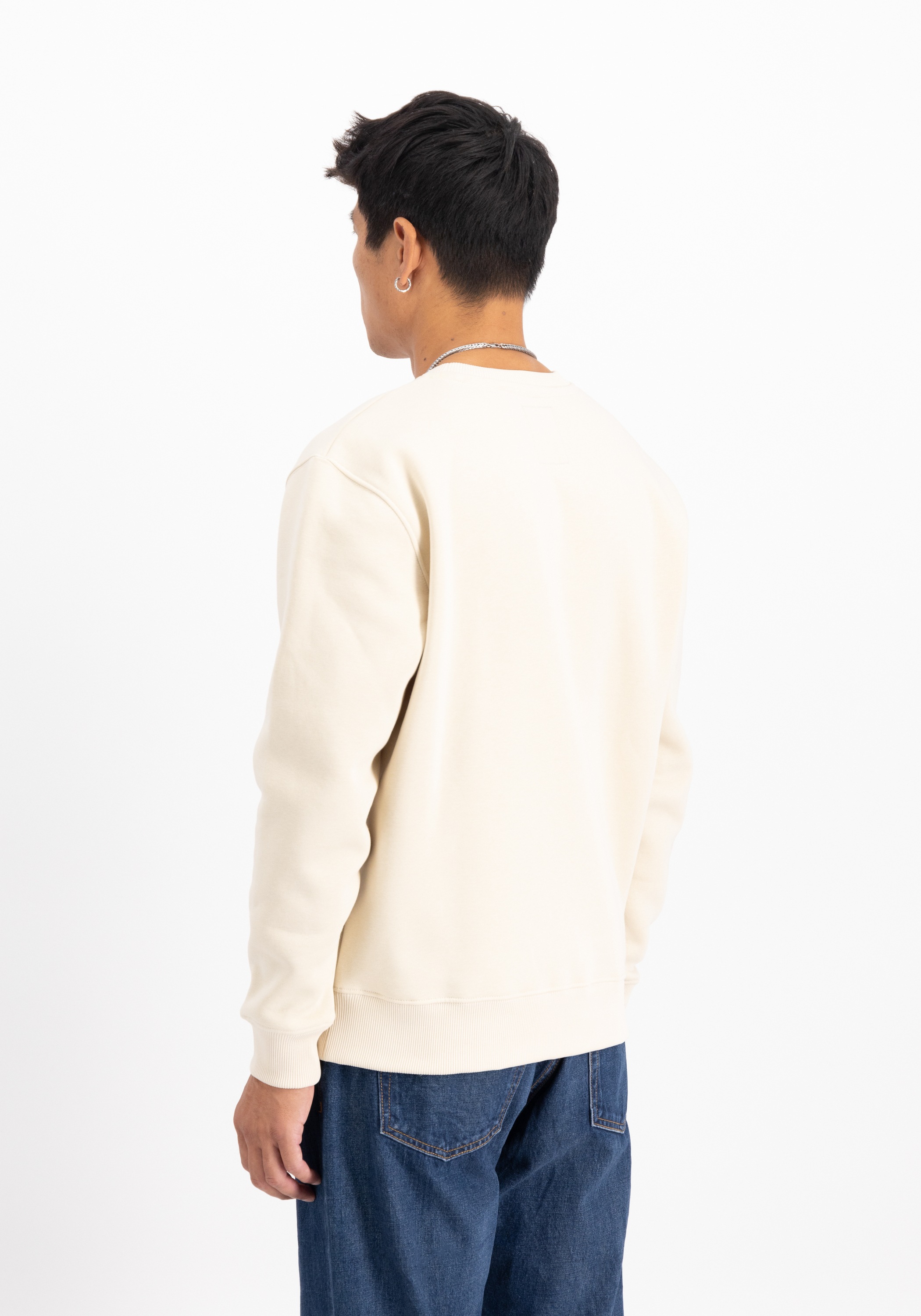 Alpha Industries Basic Sweatshirt Weiß XL 3
