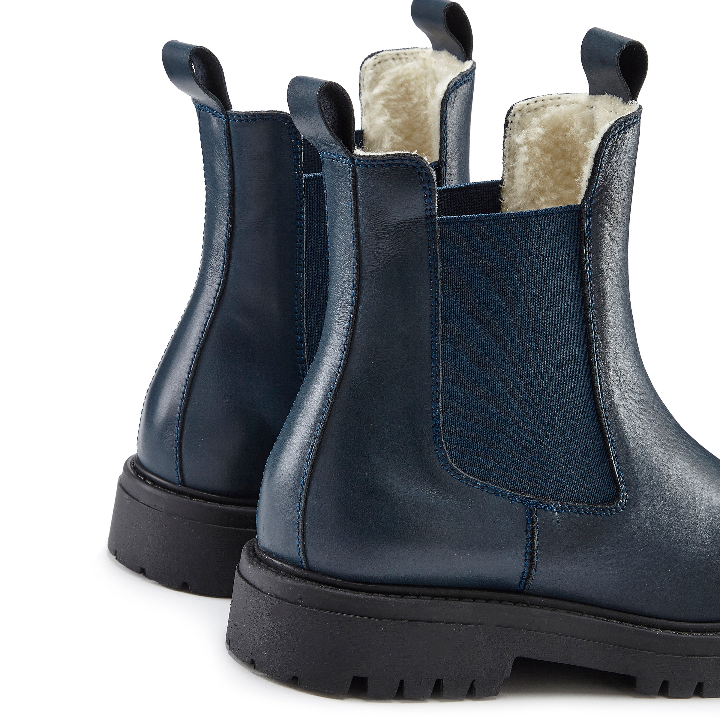 Elbsand Stiefelette »Chelseaboots, Stiefel, Boots, Winterstiefel, Schlupfstiefel«  aus Leder mit Warmfutter, Lederstiefelette