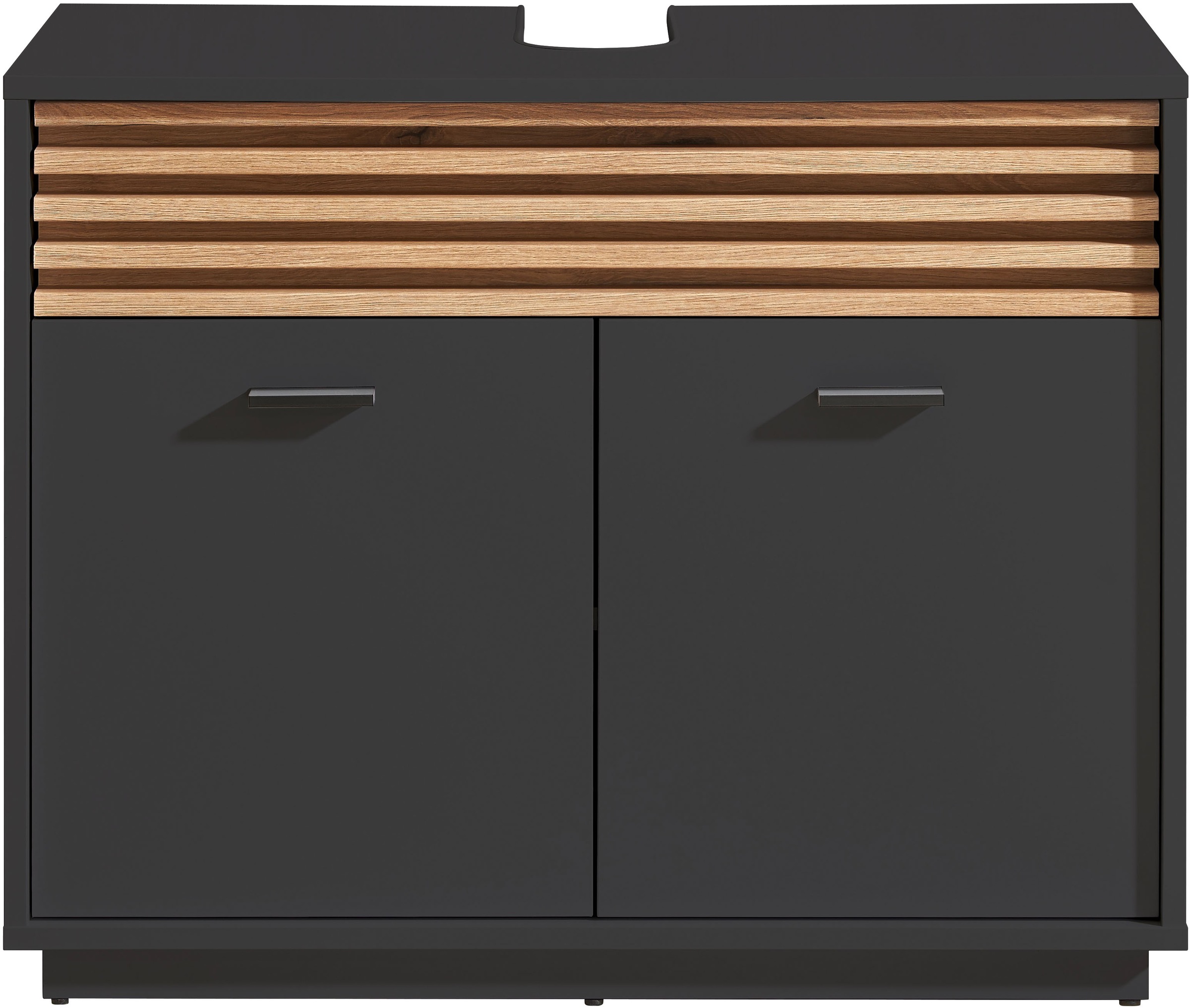 Thumbnail - BASIC by Balculina Waschbeckenunterschrank "Liguria B/H/T 80x64x40 cm" 1 Stk. tlg. Breite 80cm, Unterflurauszug, FSC-Mix...