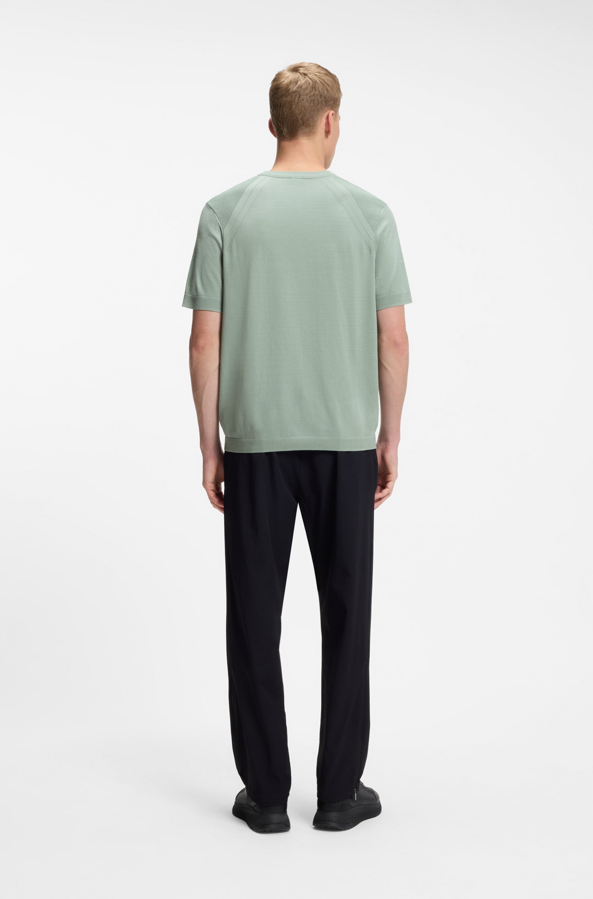 BOSS GREEN Kurzarmpullover »Porsche Spirit 70 Capsule Collection« Premium Herrenmode Limited