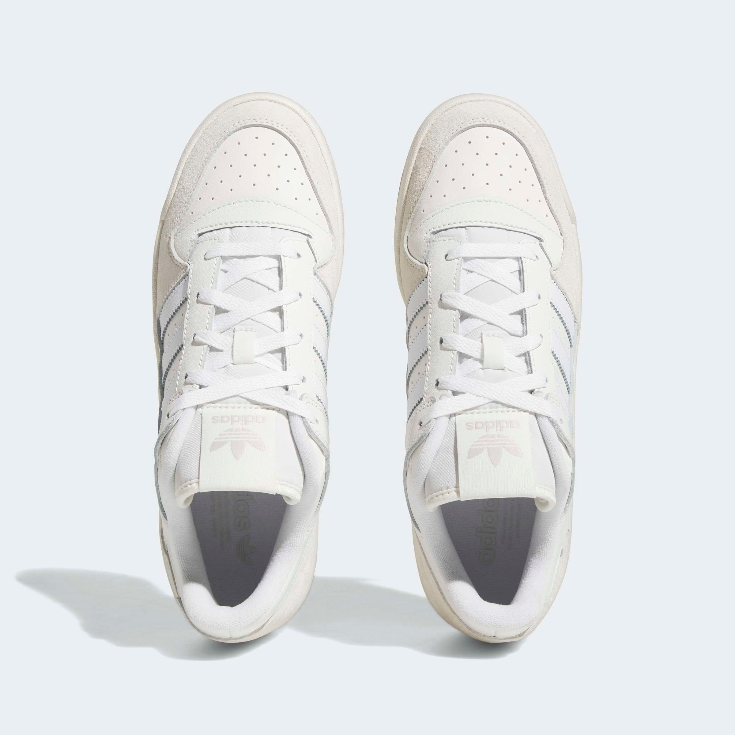 Sneaker ADIDAS ORIGINALS "FORUM LOW CLASSIC", Herren, Gr. 39, beige (chalk weiß, cloud weiß, cloud weiß), Baumwolle, Leder, Schuhe Sneaker 3