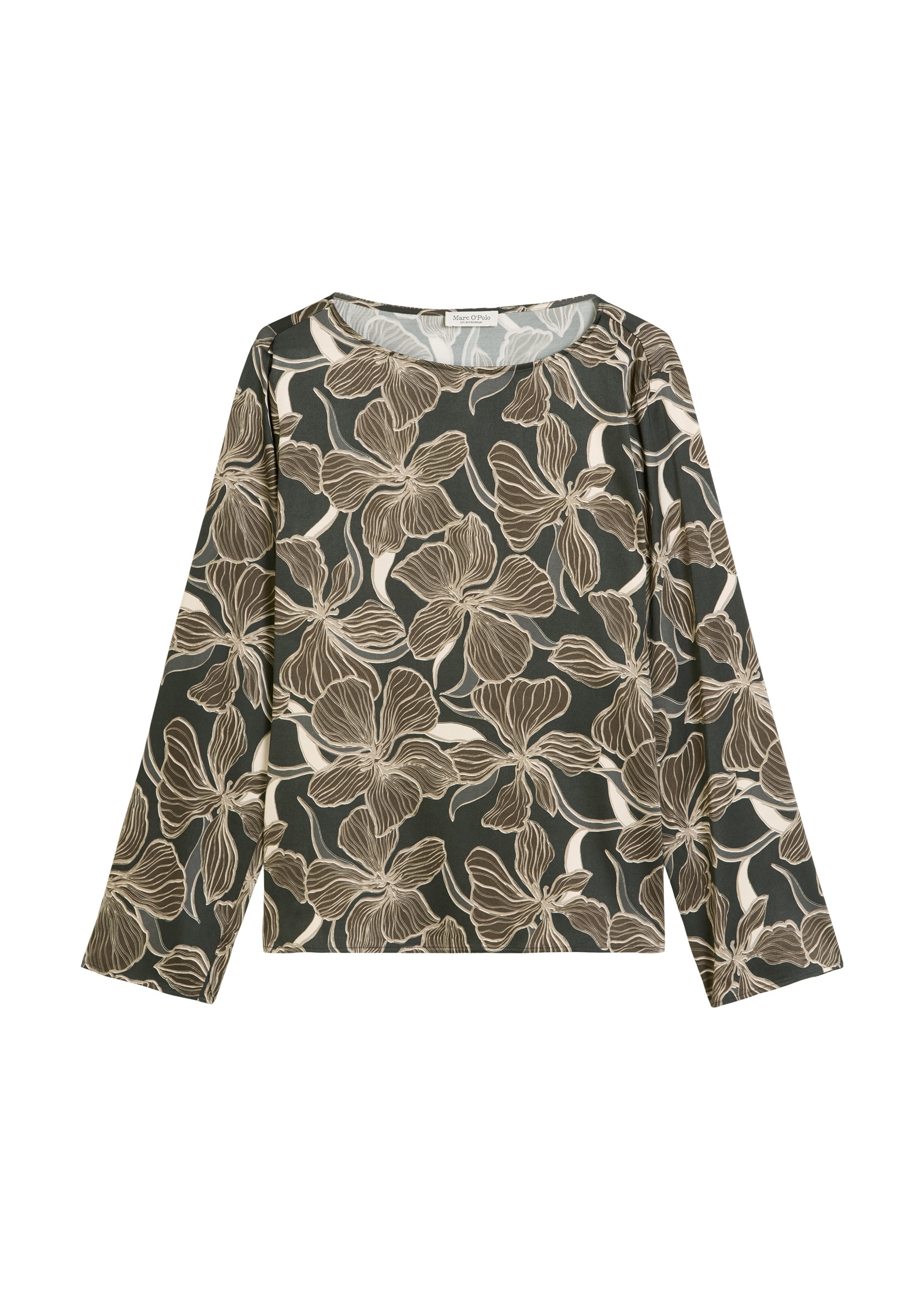 Marc O'Polo Langarmbluse »aus Viskose-Satin-Stretch«
