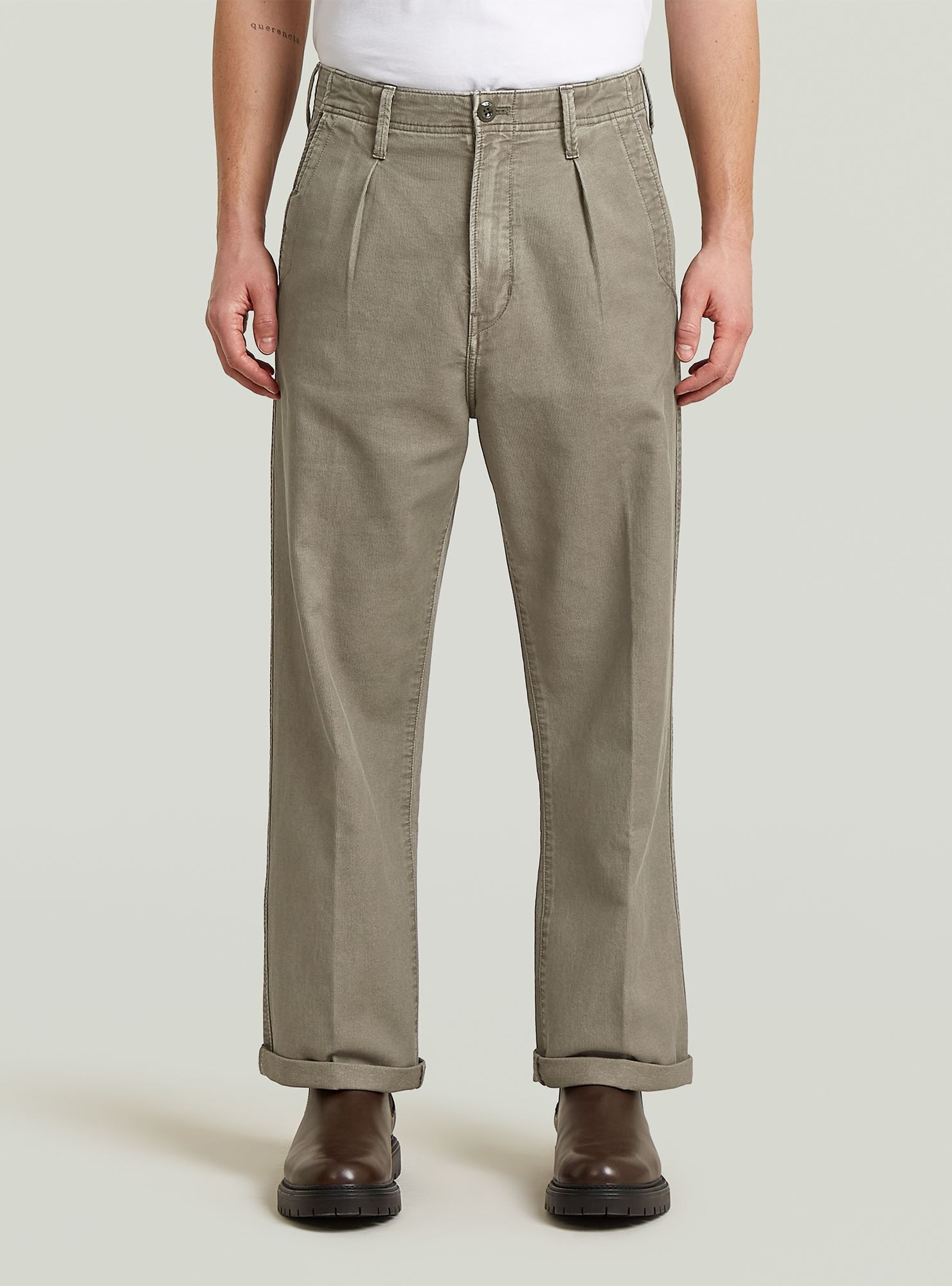 G-STAR Chinohose "Pleated Chino Relaxed" günstig online kaufen