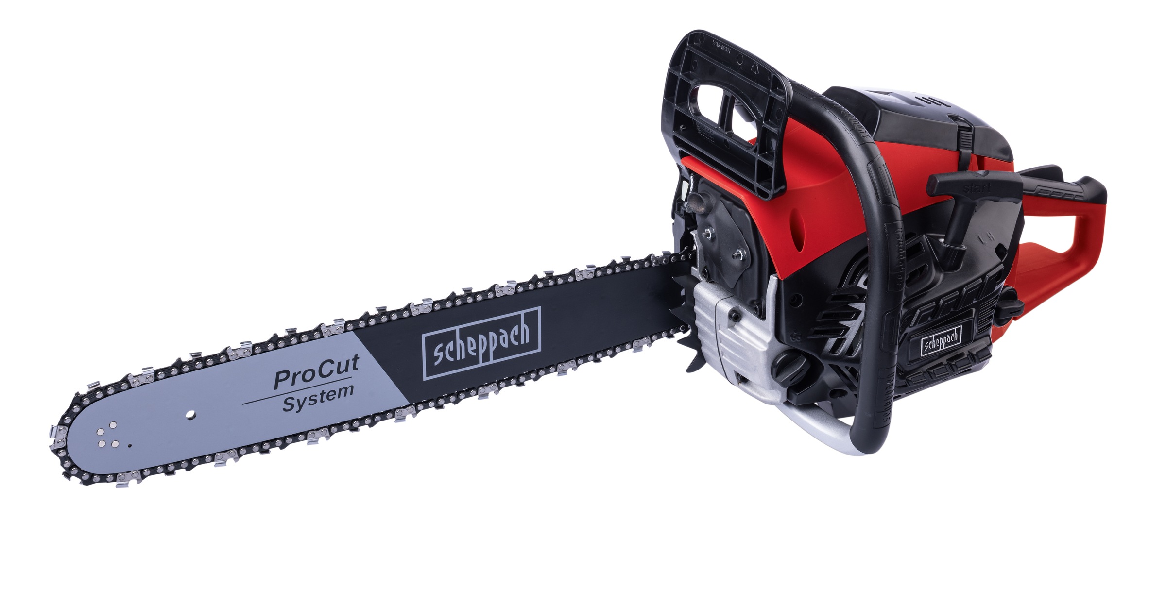 Benzin-Kettensäge SCHEPPACH, schwarz, Kunststoff, Kettensägen, "PCS46"