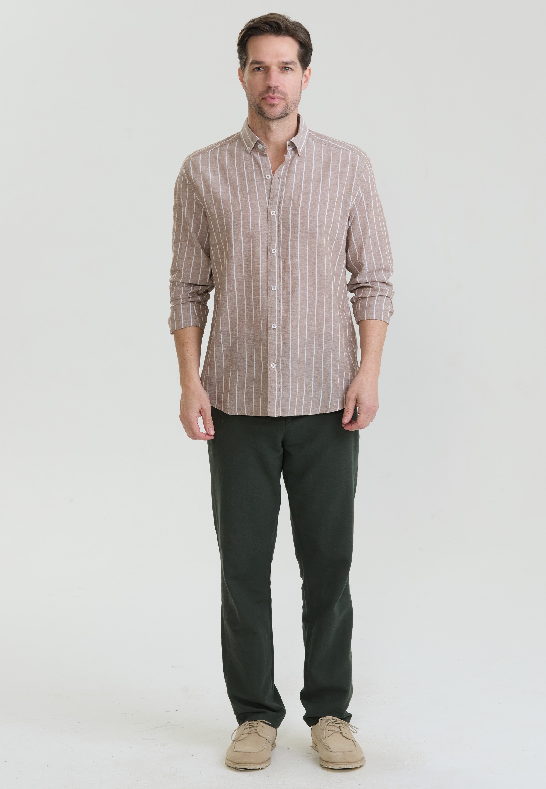 Felix Hardy Langarmhemd »Gestreiftes Langarm Hemd«