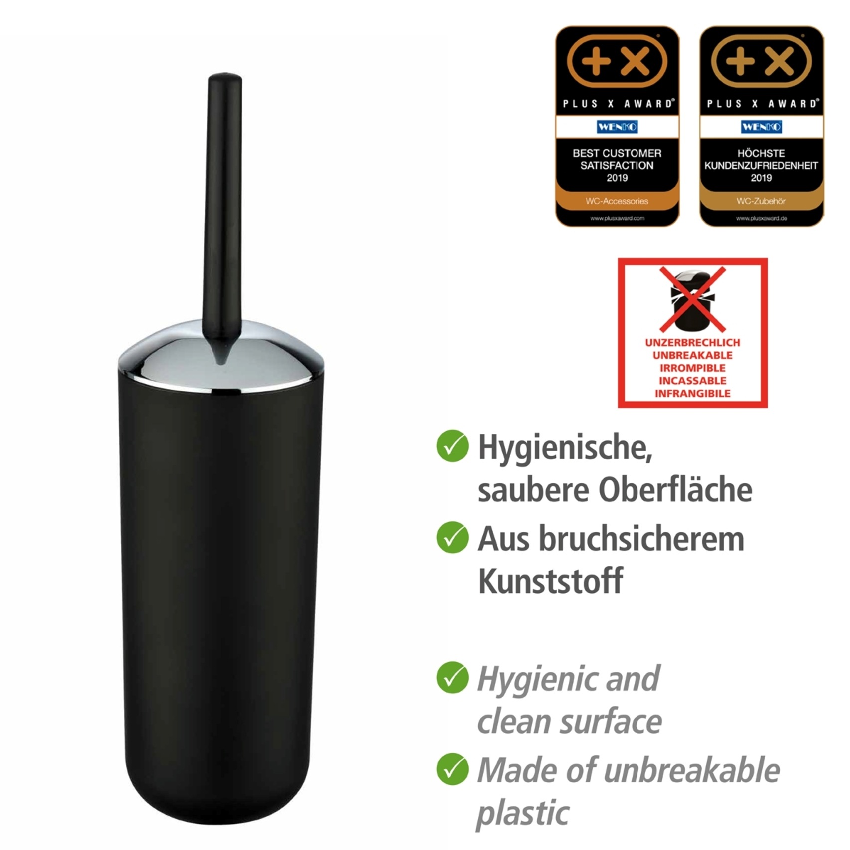 WENKO Badaccessoire-Set »Brasil« Seifenspender, Zahnputzbecher, WC-Garnitur & Kosmetikeimer