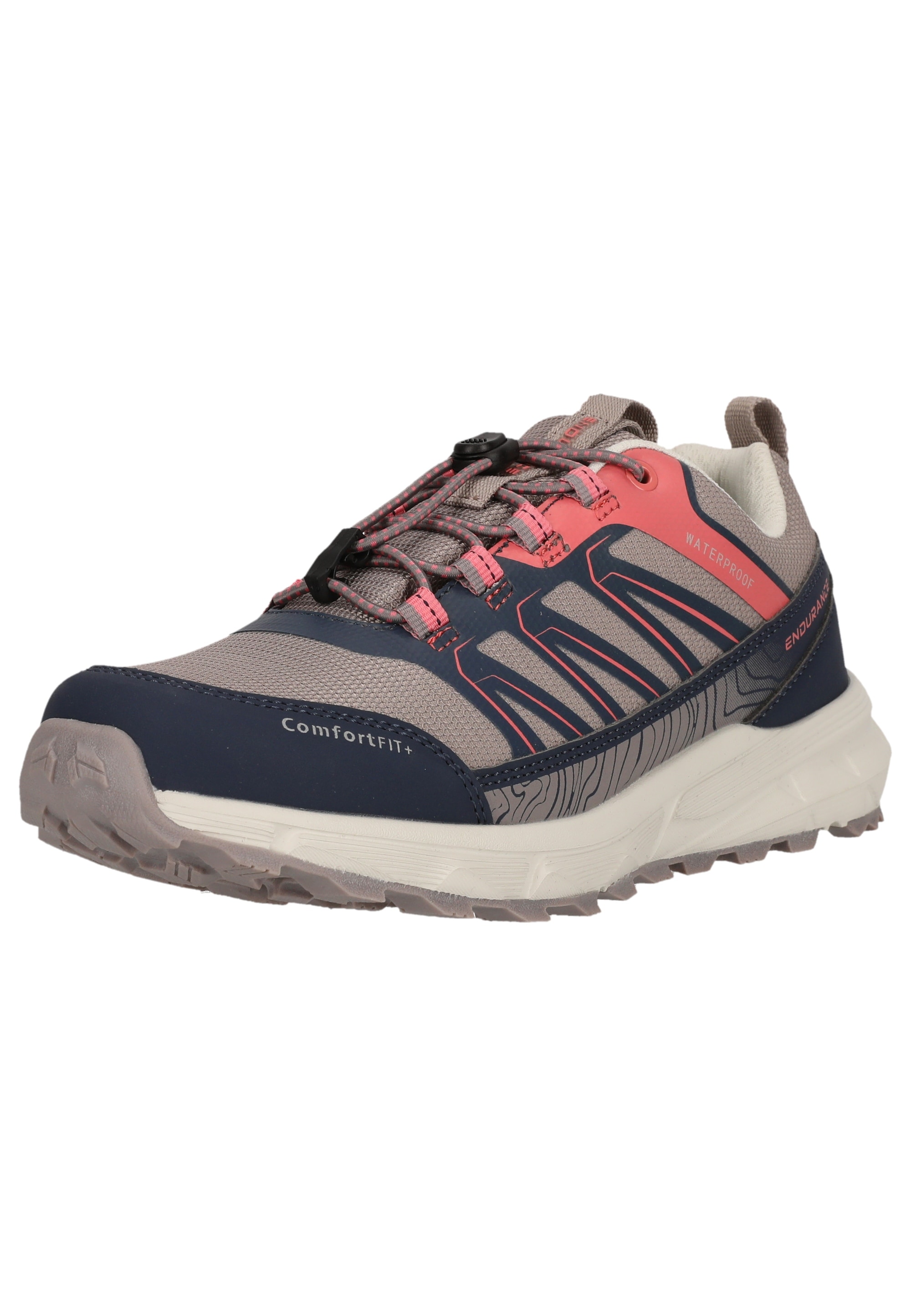 ENDURANCE Damen Outdoorschuh "Ferill", Gr. 41violett, anthrazit, Kunstfaser, Polyurethane, Schuhe, mit wasserabweisender Membran