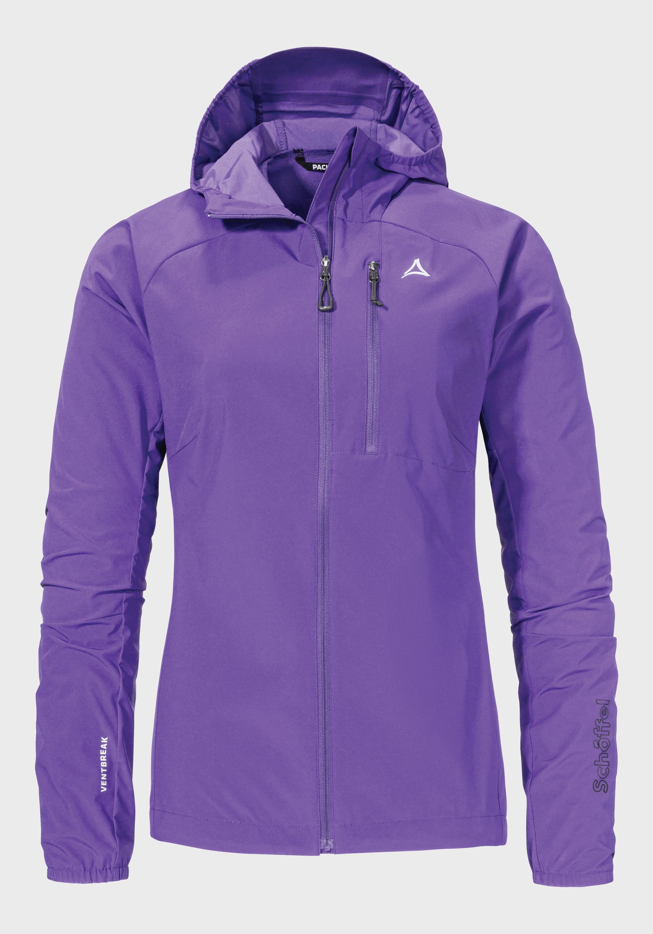 Schöffel Outdoorjacke »Bike Hybrid Jk Style Mamry WMS«, mit Kapuze