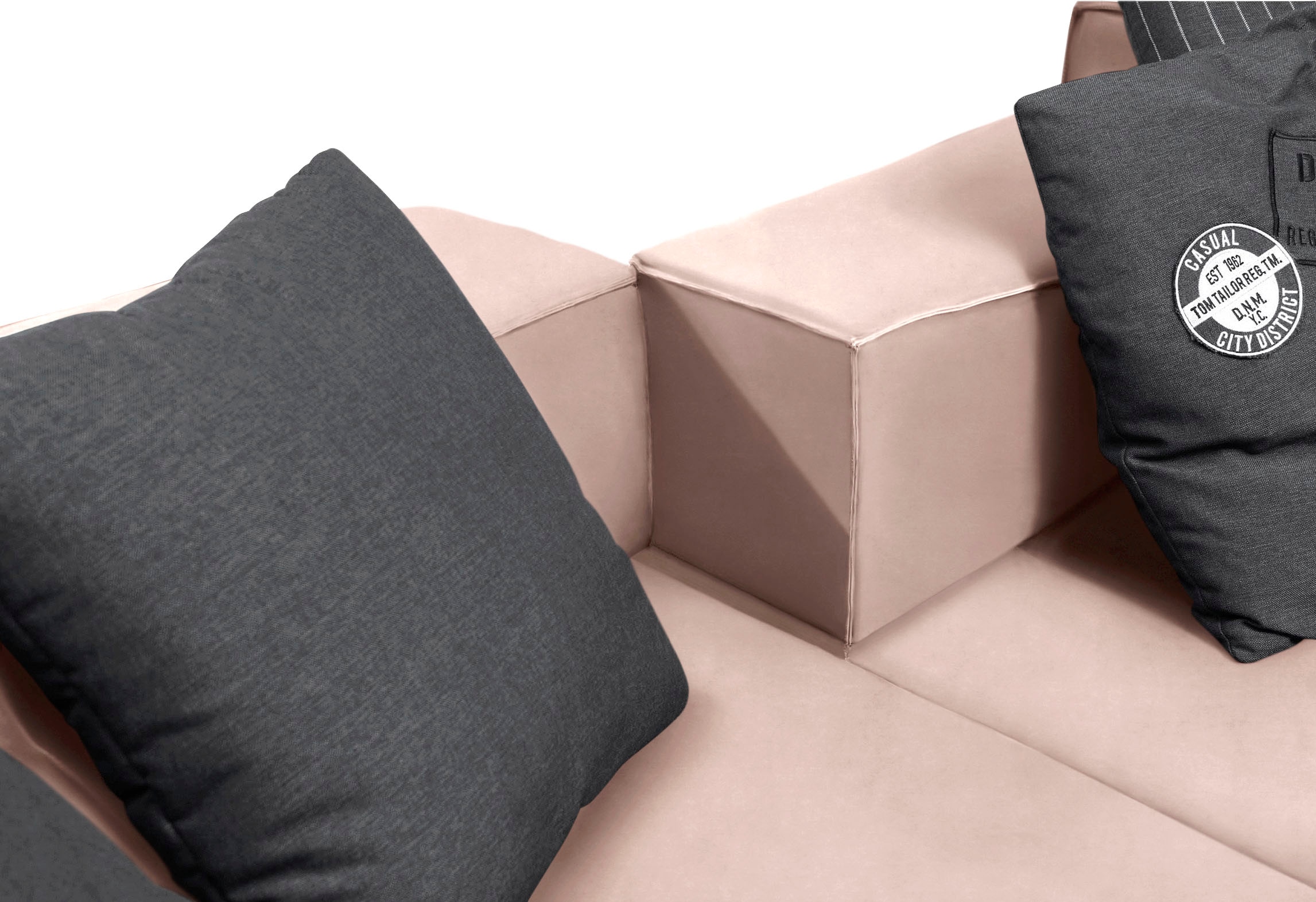 TOM TAILOR HOME Big-Sofa »BIG CUBE«, in 2 Breiten, wahlweise mit Sitztiefenverstellung, Tiefe 129 cm