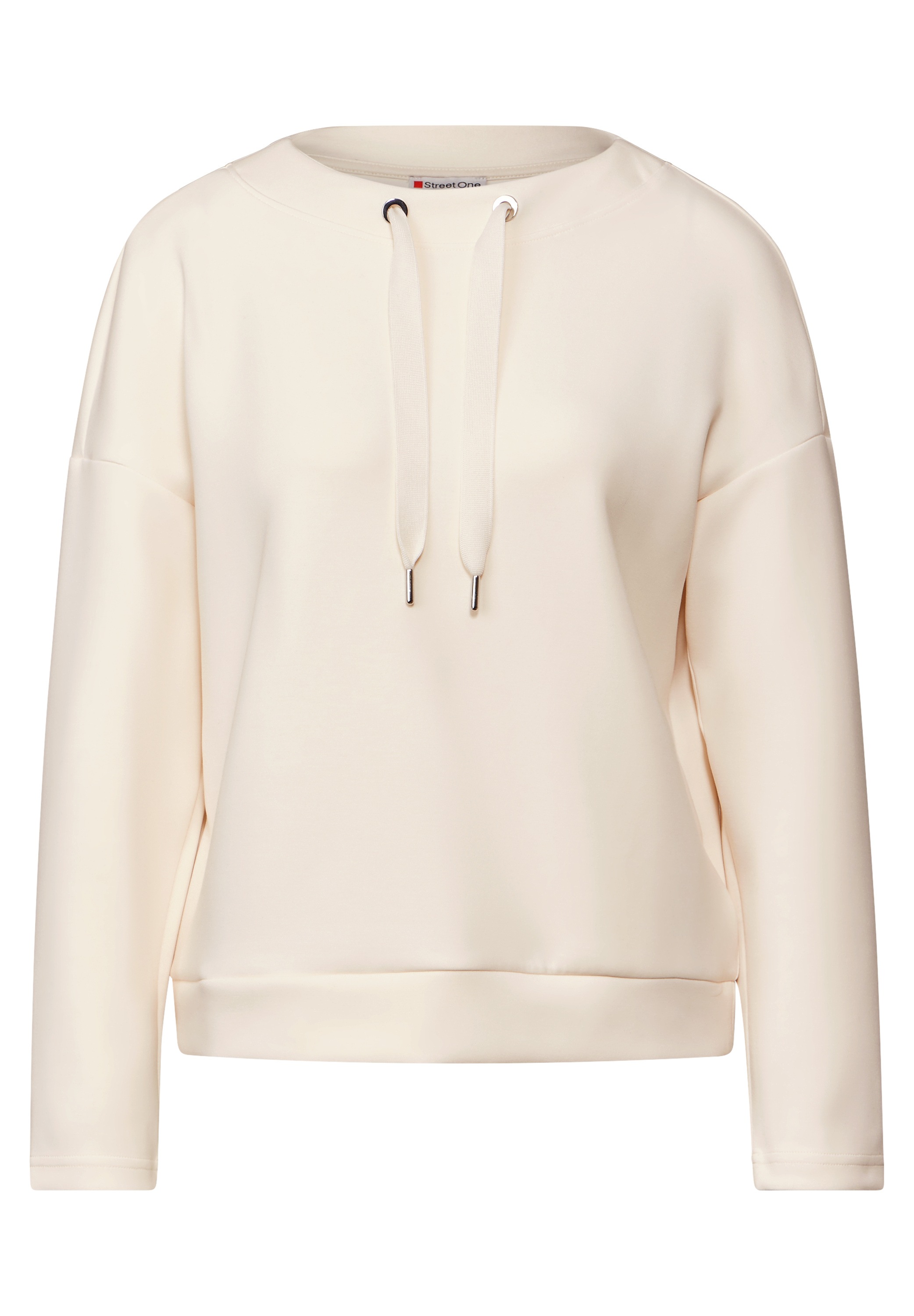 STREET ONE Langarmshirt, mit U-Boot-Ausschnitt